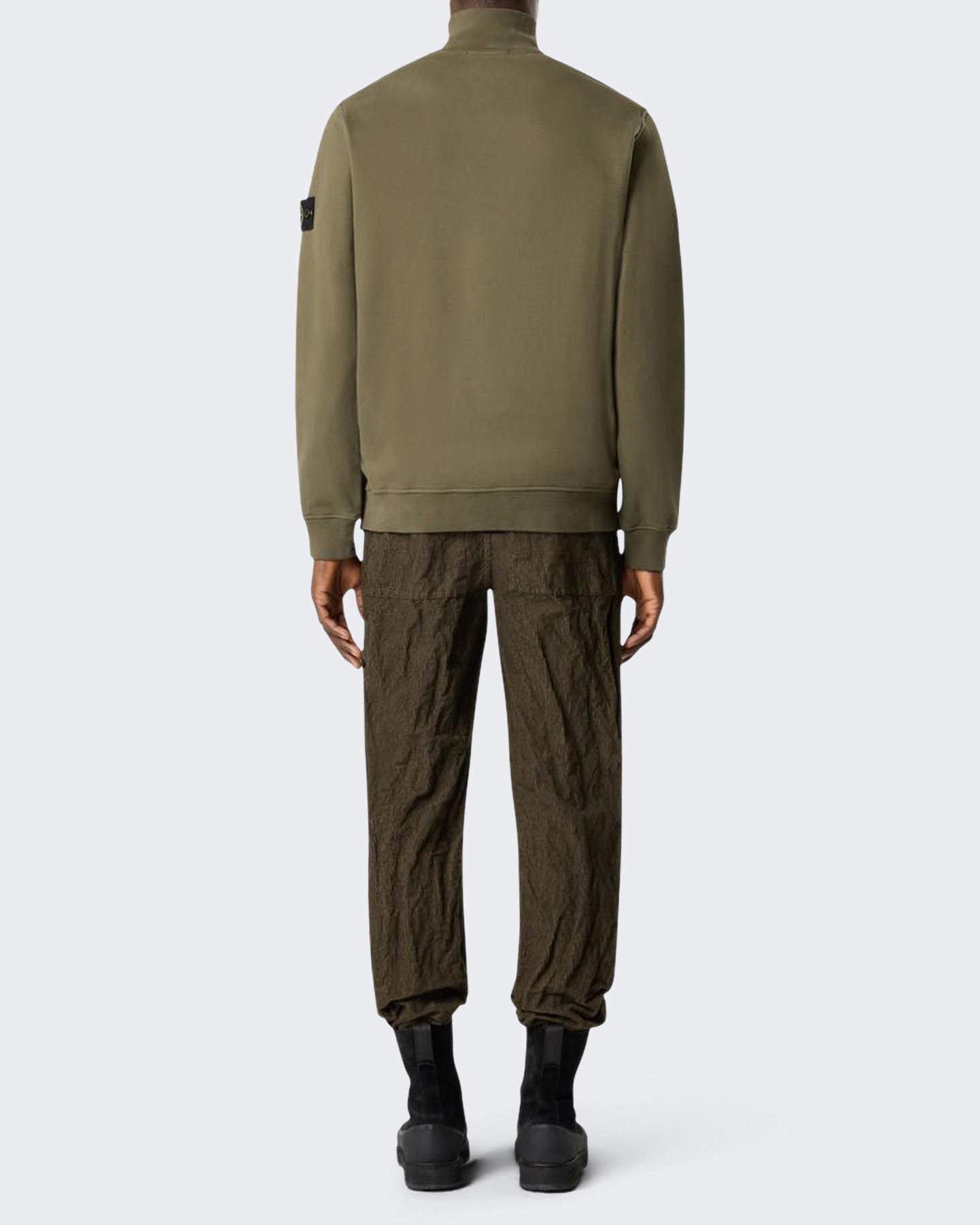 Men's Half Zip Sweater Green