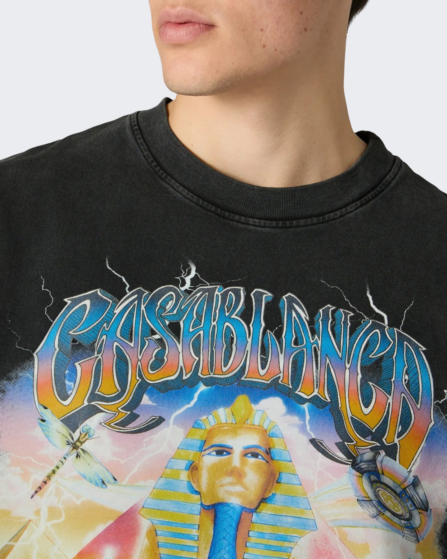 Heren Long Sleeve Tee Egypt As It Zwart