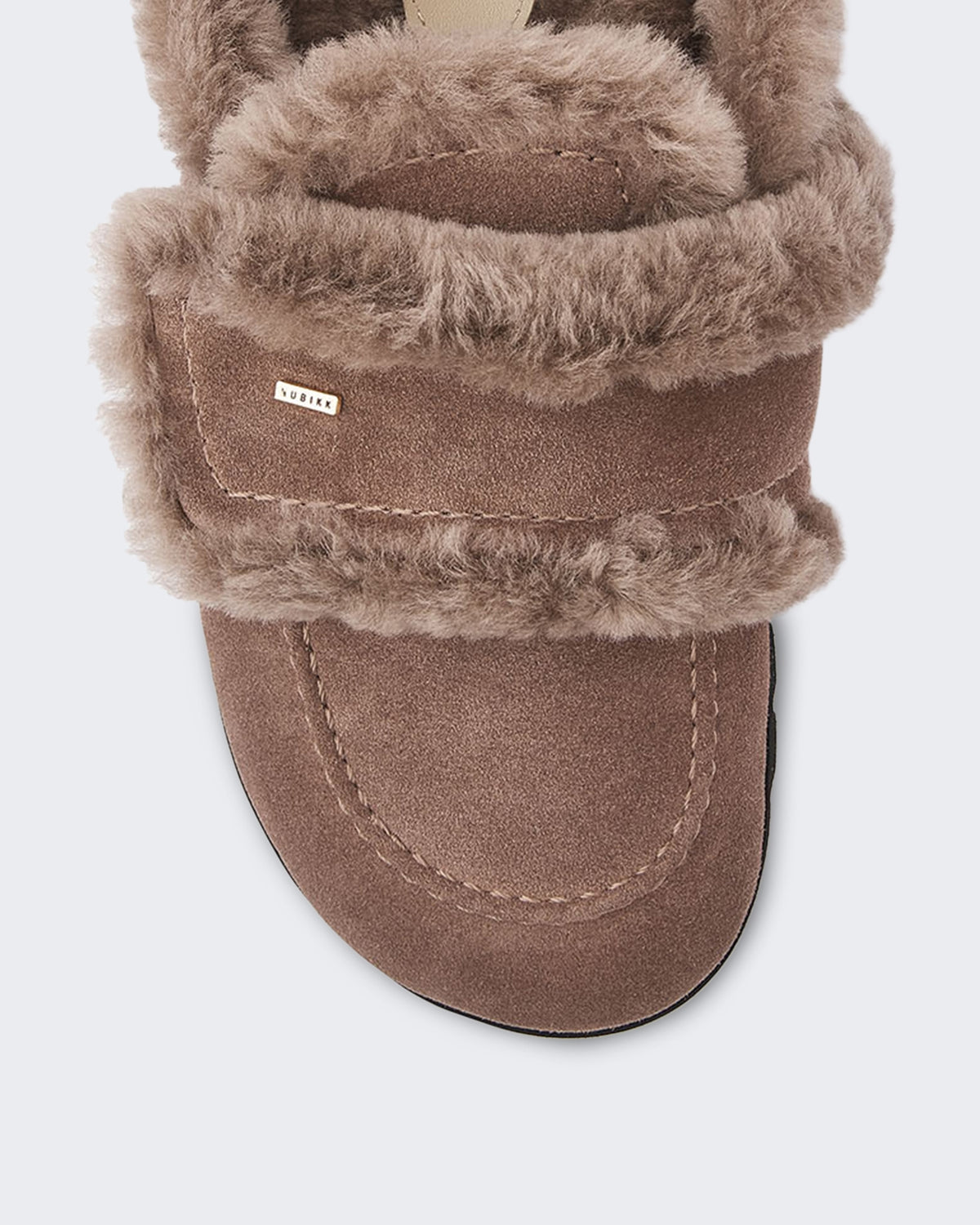 Women's Teddy Furry sneaker met bont Grey