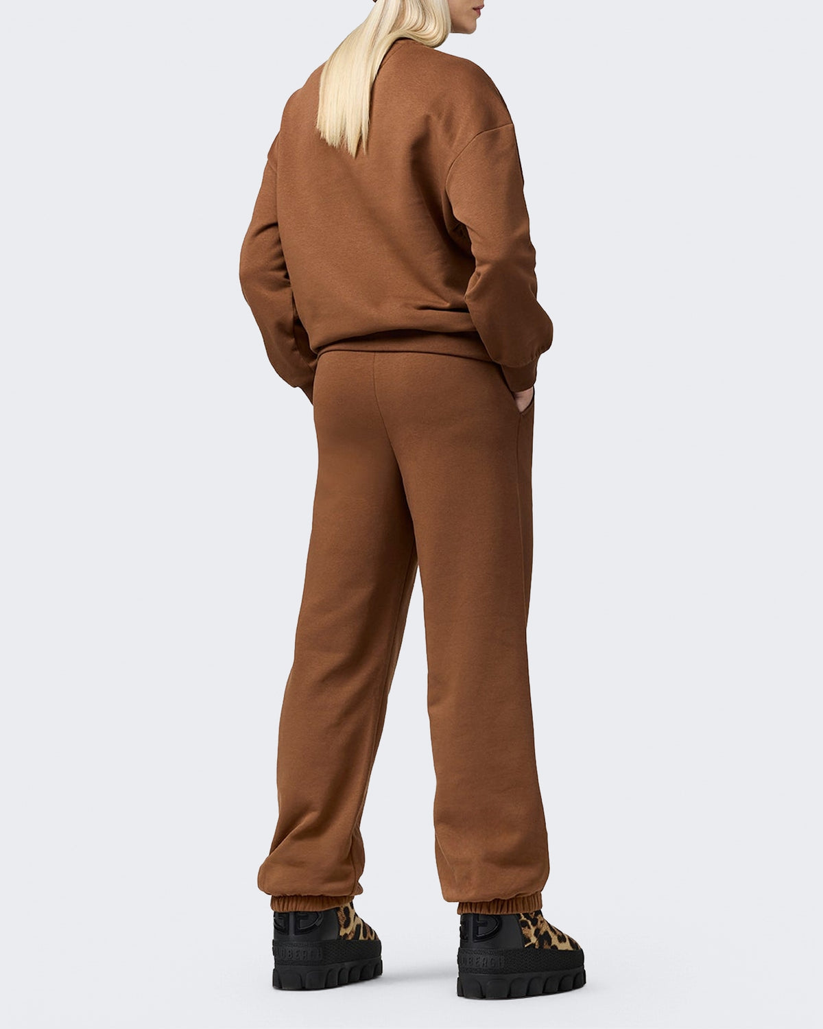 Women's Tova sweater met ronde hals Brown