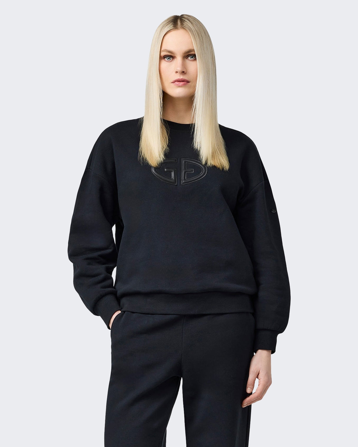 Women's Sweater met ronde hals Black
