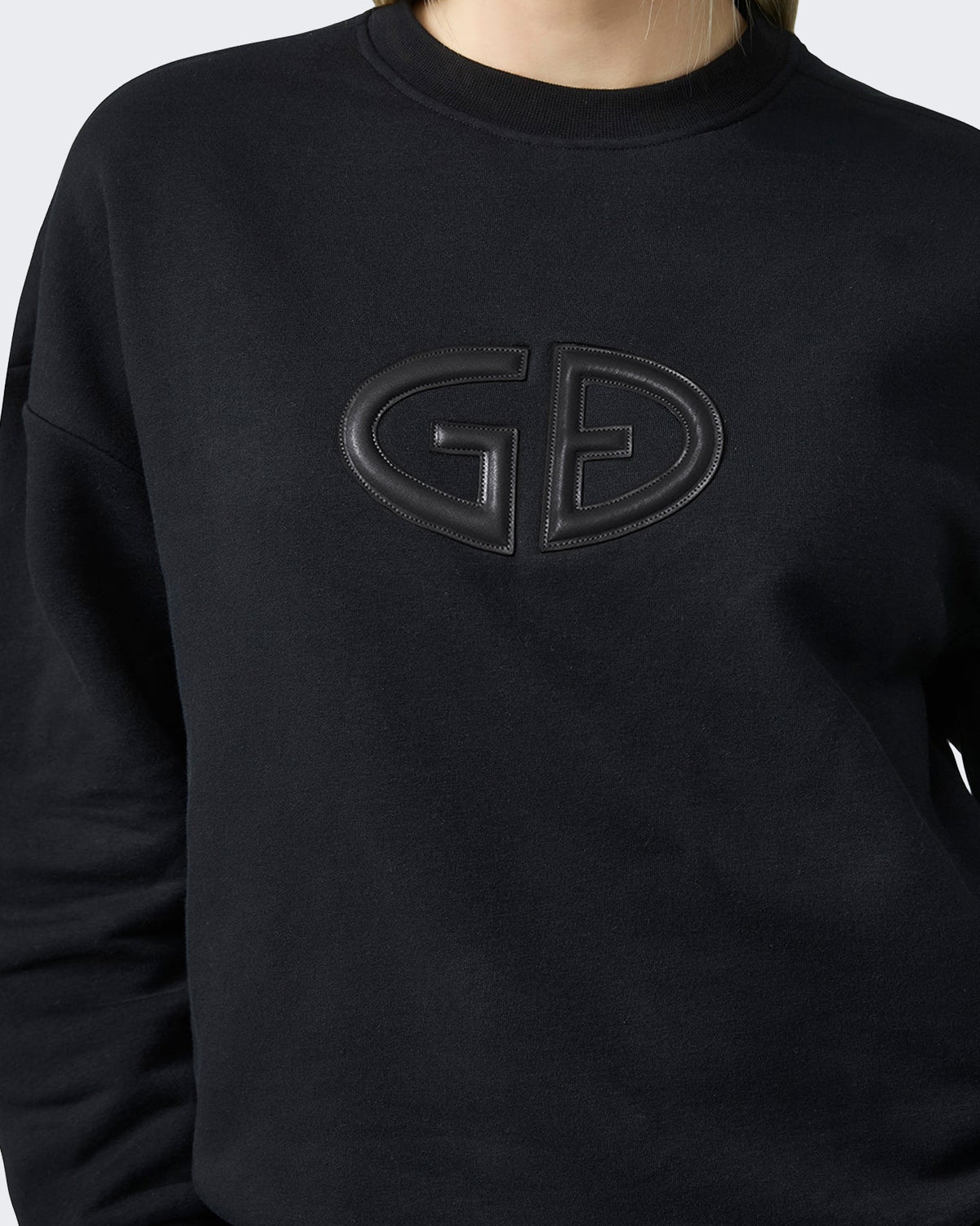 Women's Sweater met ronde hals Black