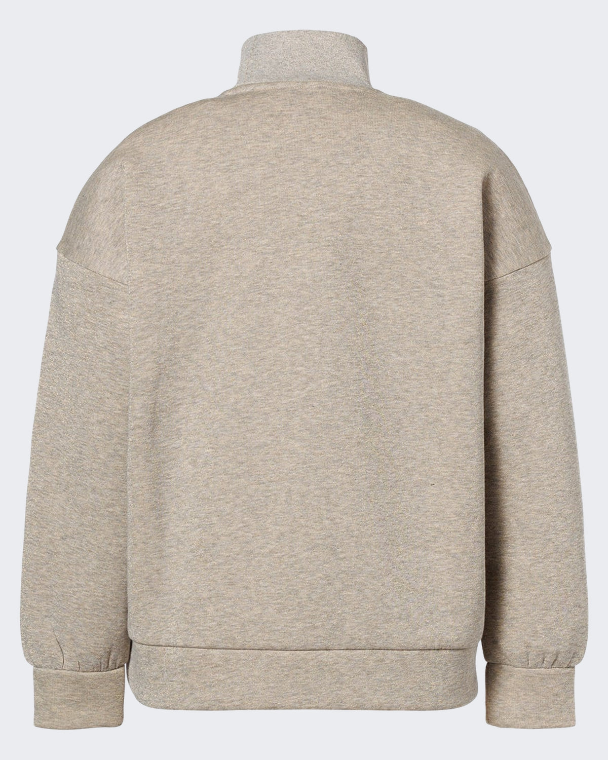 Women's Sweater met col lurex melange Silver