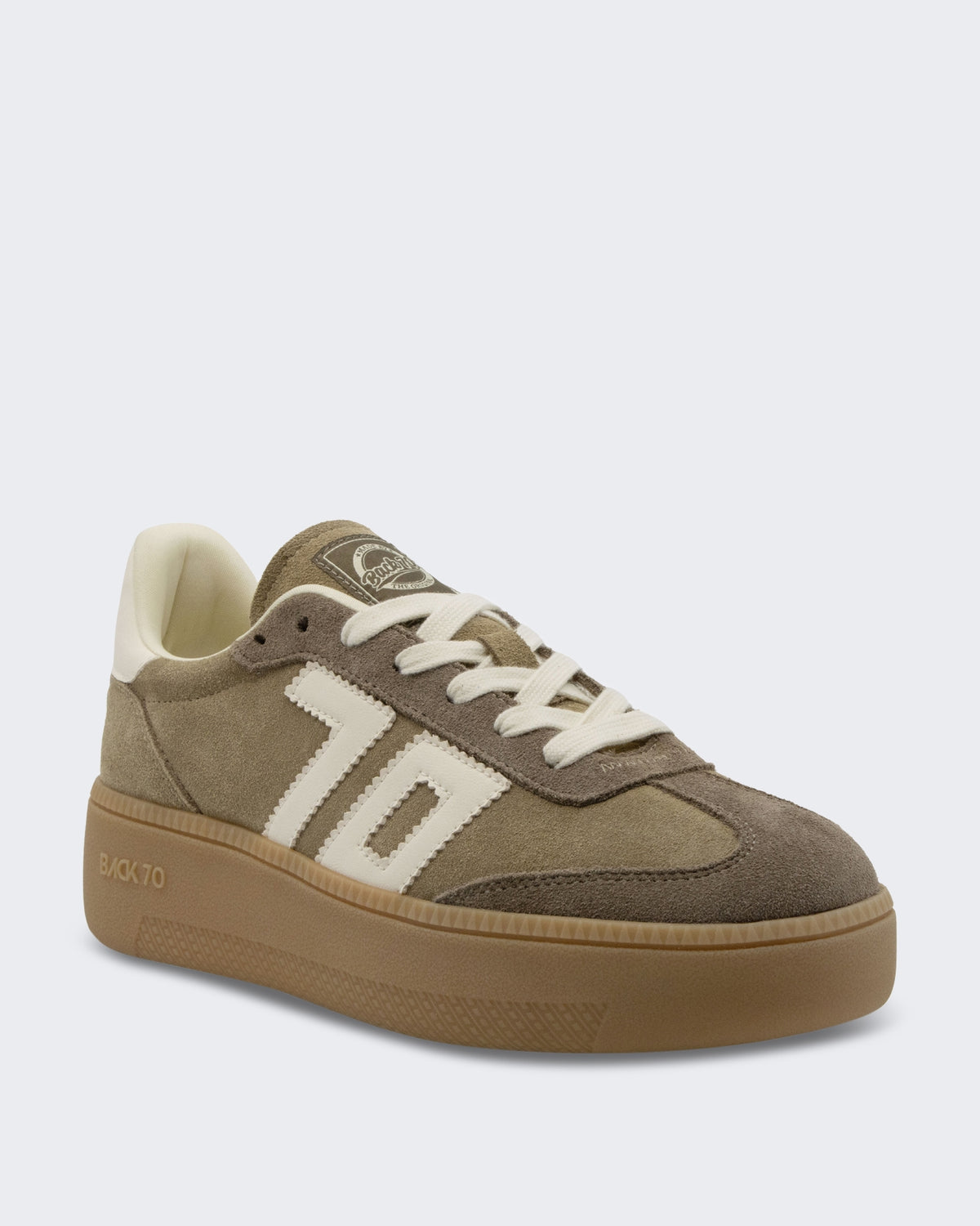 Women's XXL sneaker suede beige