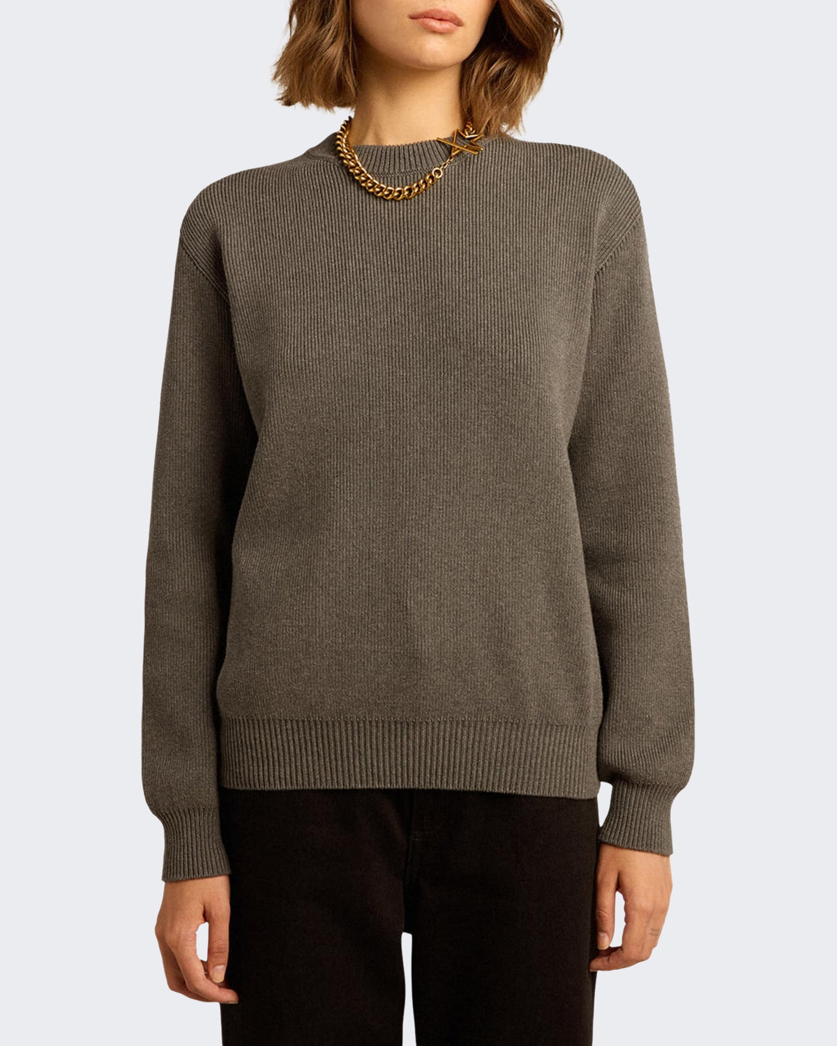 Golden Goose Women's Sweater STAR Grey (tweede)