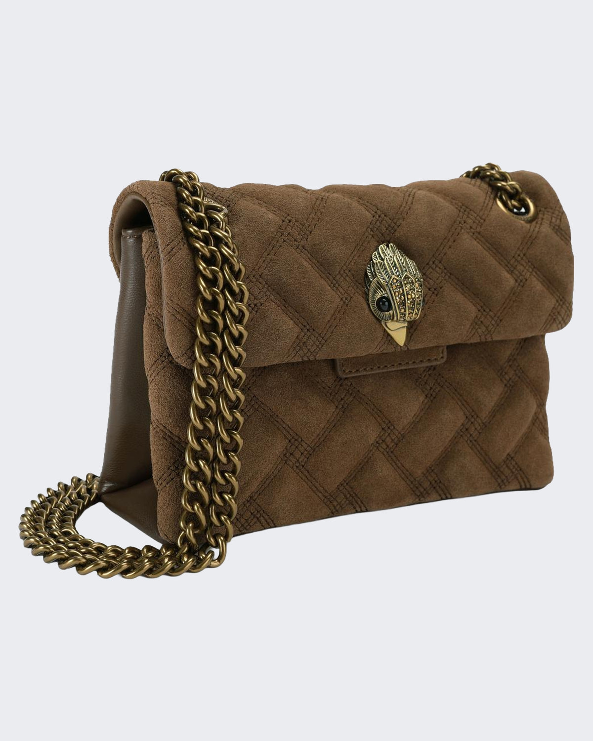 Women's 690-Leather Mini Kensington-Brown-Suede/Leather Brown