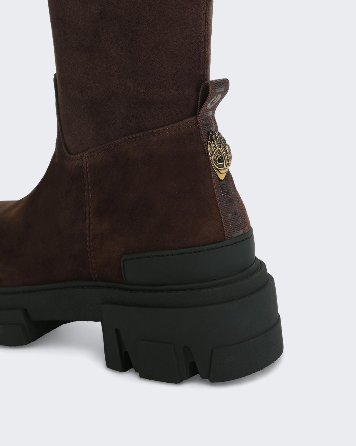 Women's 225-Stomp Sock Knee-Dark Brown-Suede/Other Brown