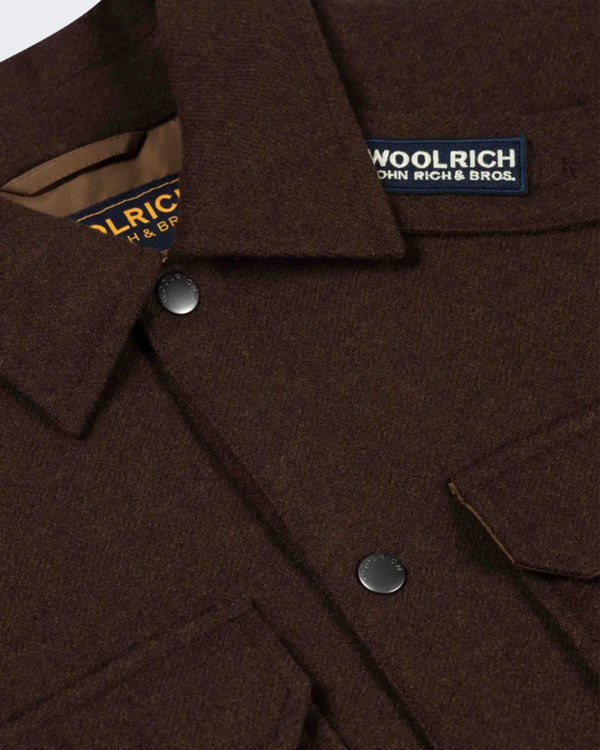 Men's Wool Alaskan shirt jacket Brown