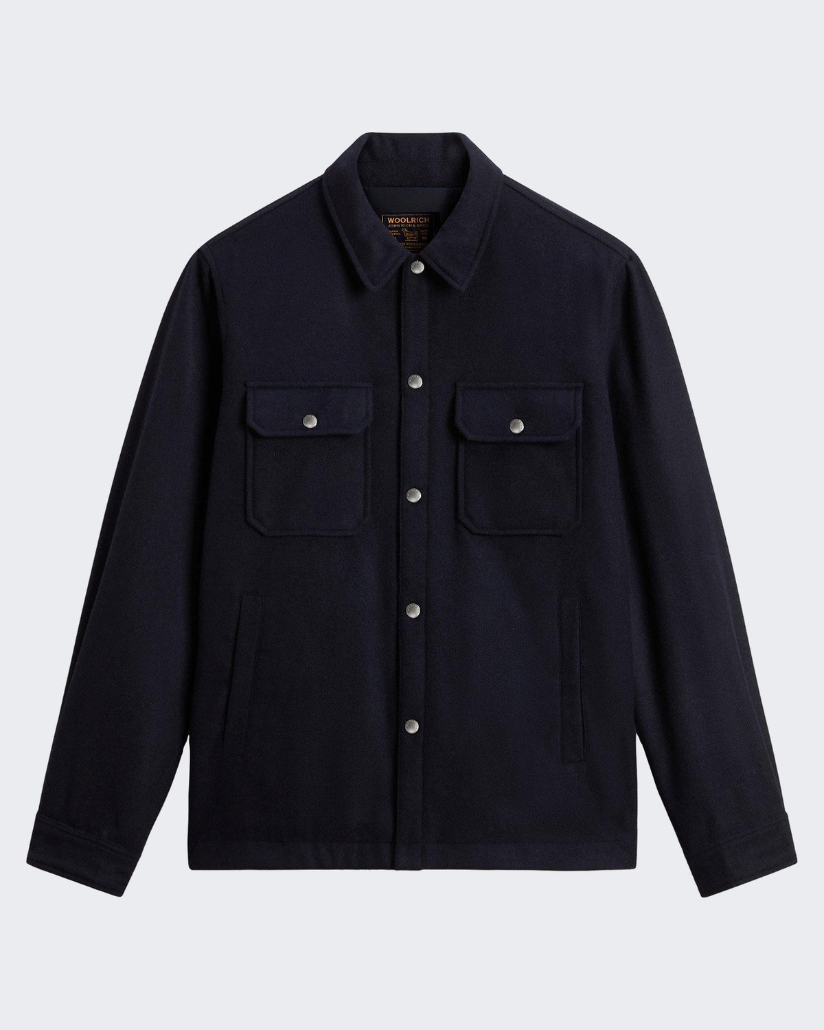 Heren Wool Alaskan shirt jacket Blauw