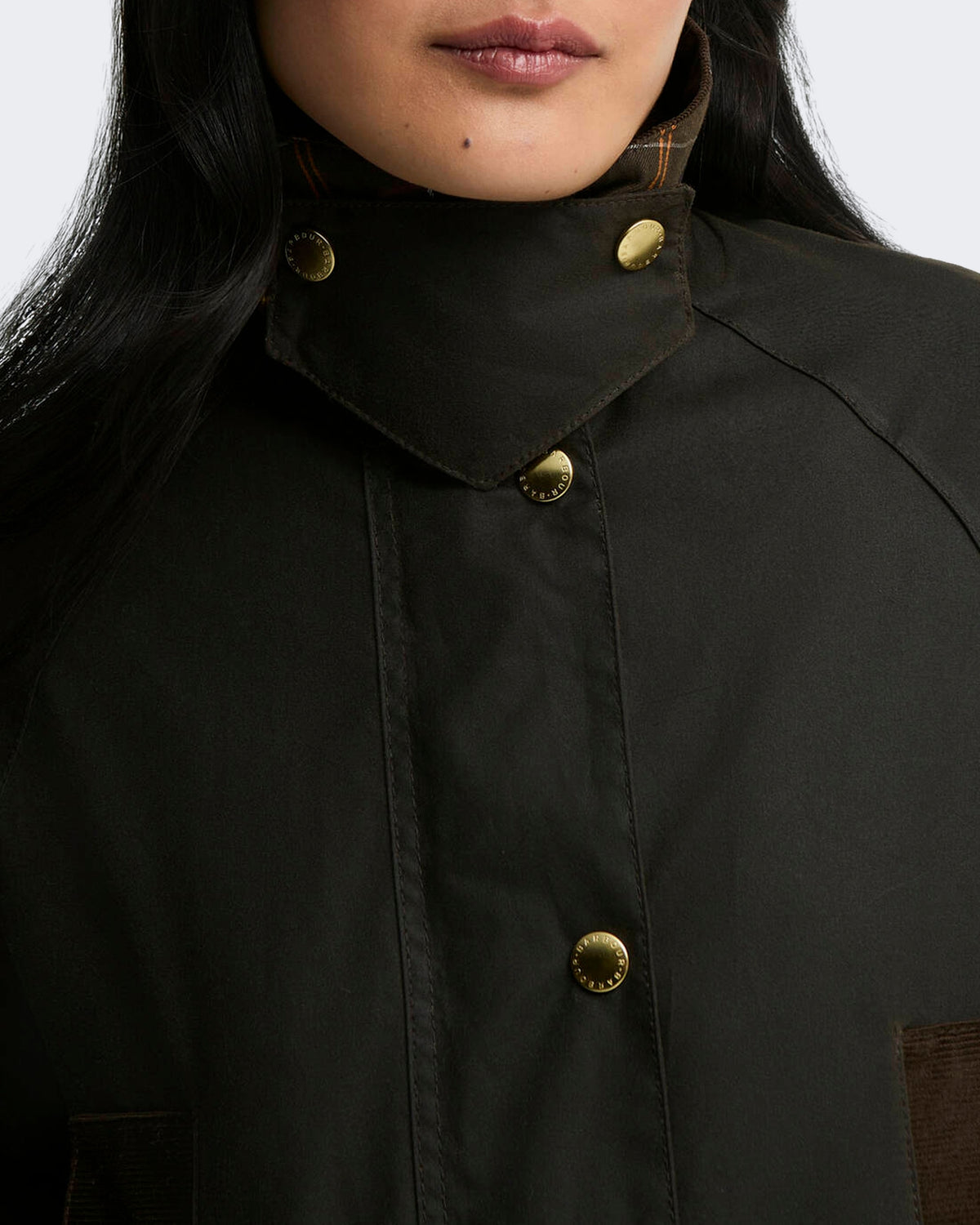 Dames Modern Beaufort waxjas Groen
