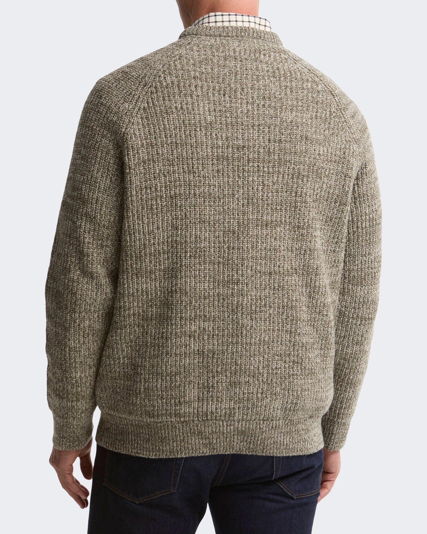 Men's Horseford Jumper met ronde hals Green