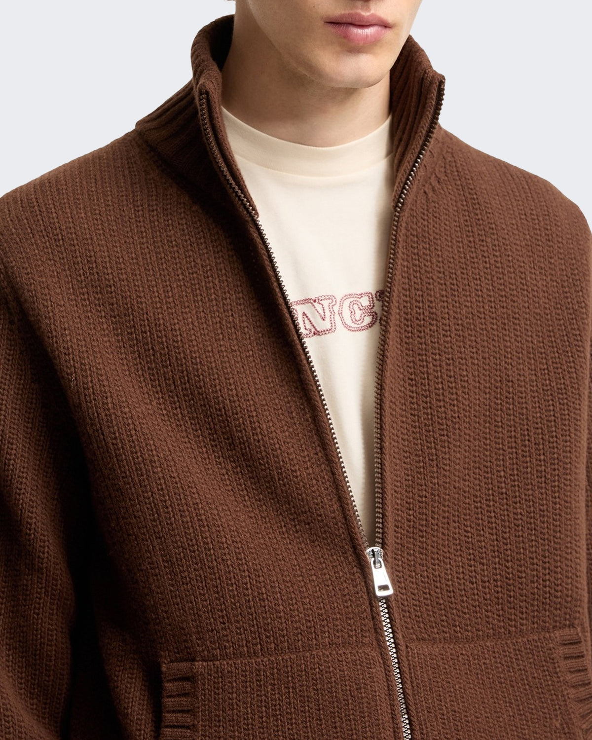 Men's Cardigan van Beige