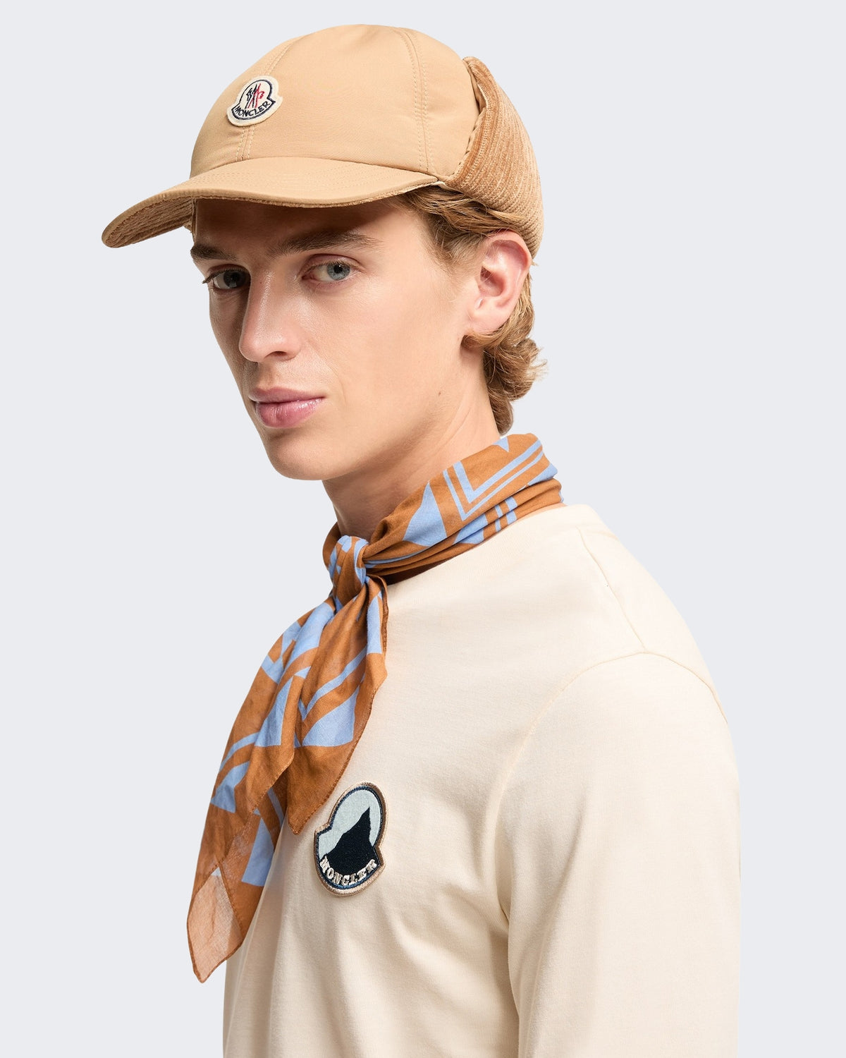 Men's T-shirt lange mouw Cream