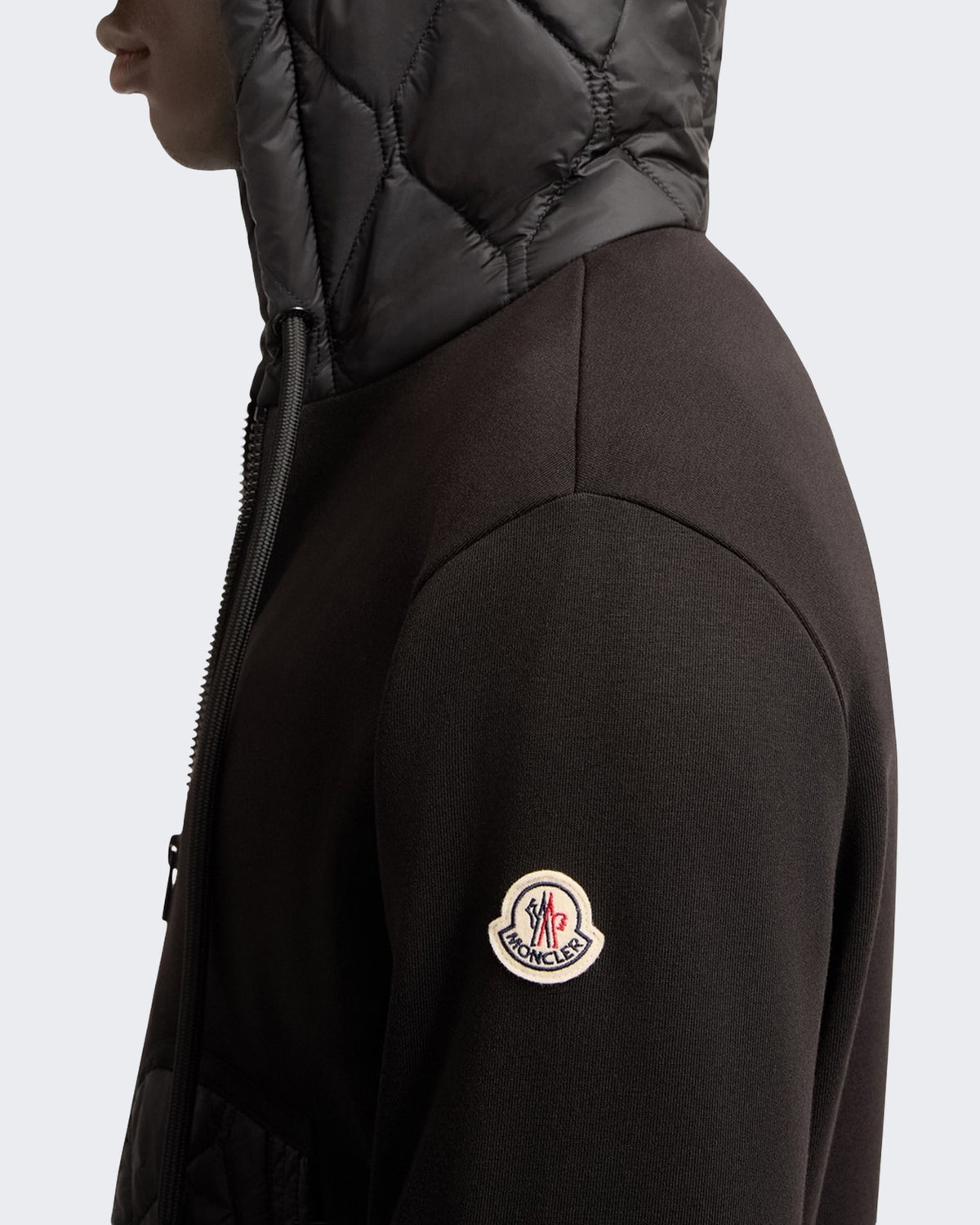 Men's Zip-up cardigan Black