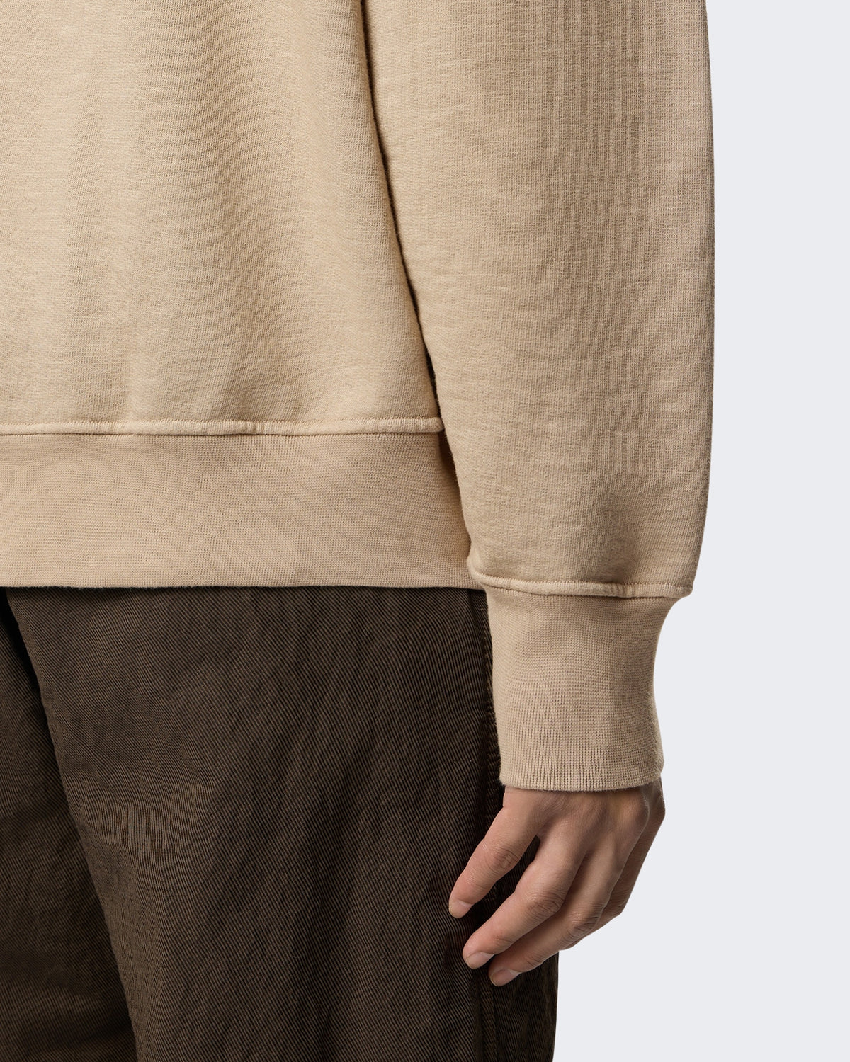 Men's Ls Polo-Biscuit-V0094 Beige