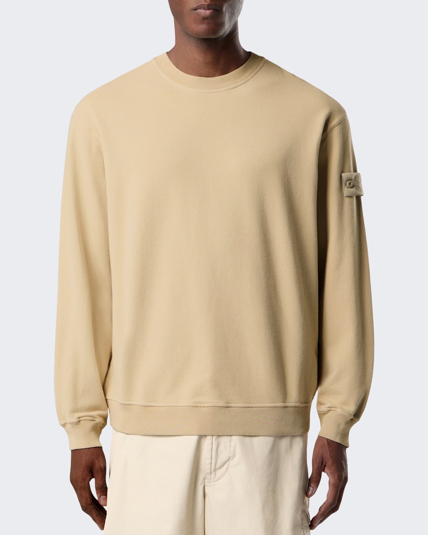 Heren Sweatshirt Beige