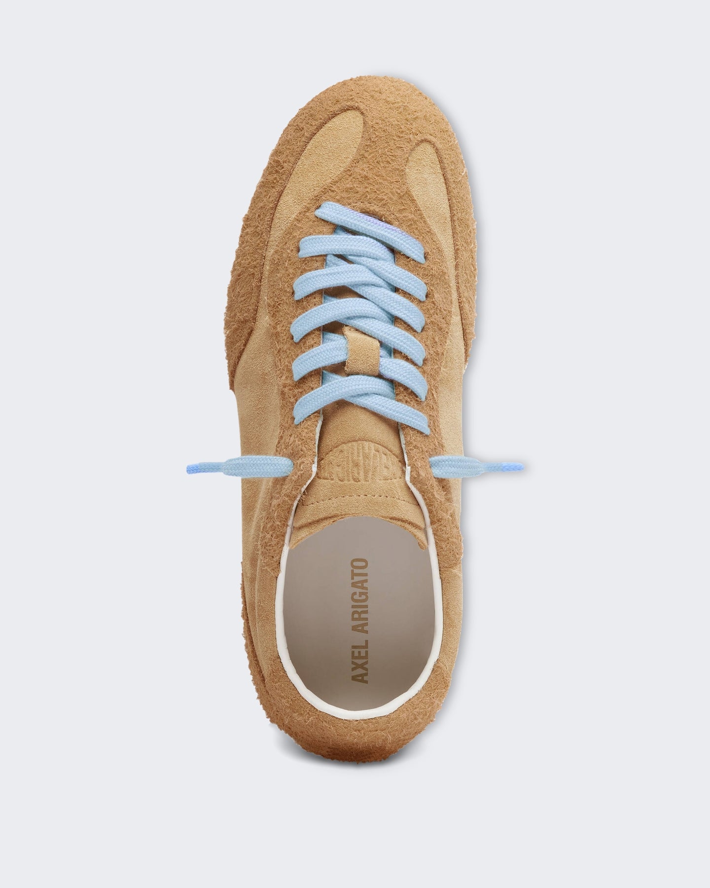 Dames Daze Runner sneaker Beige met blauwe veters