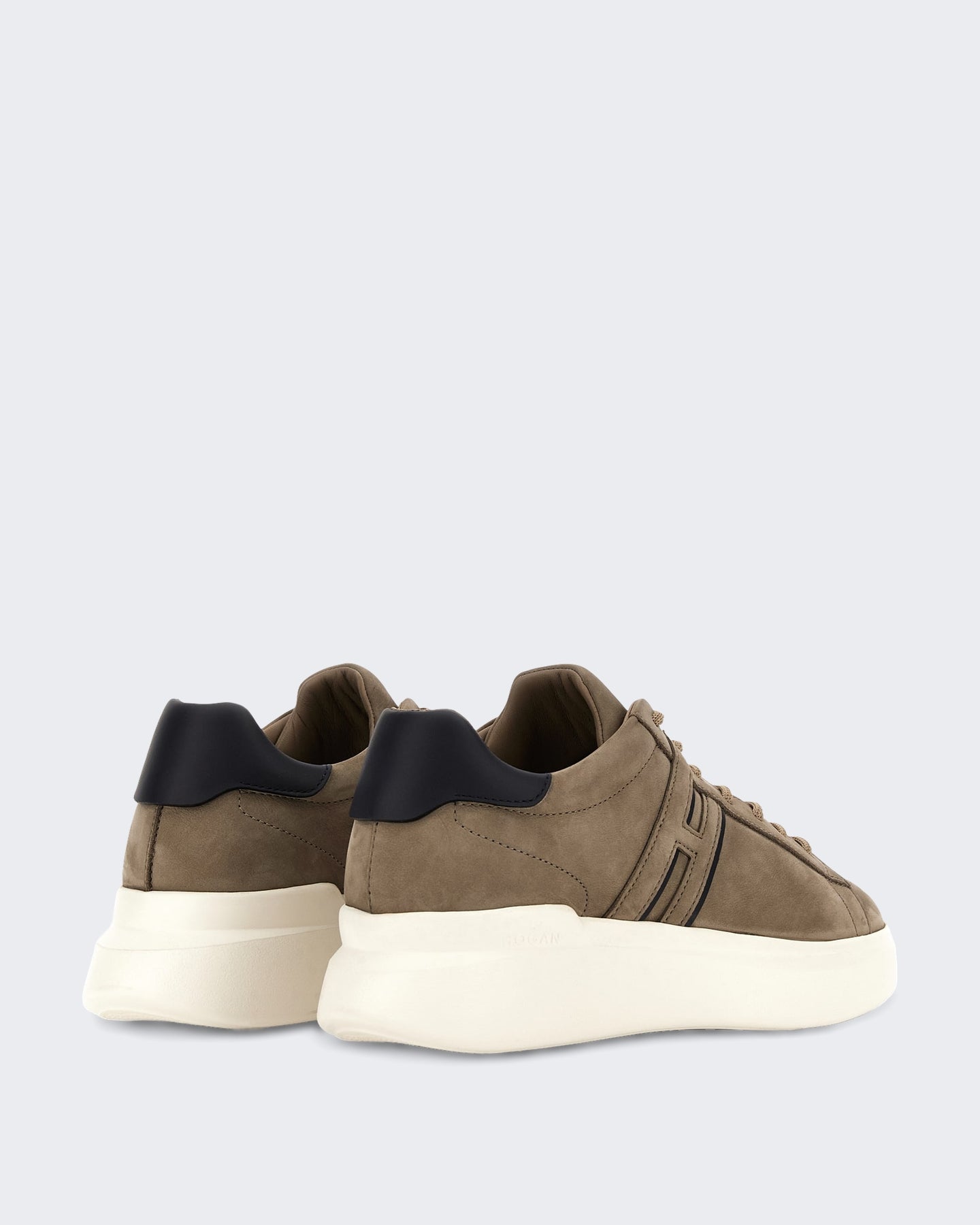 Heren Veterschoenen sneaker met H-profiel Bruin