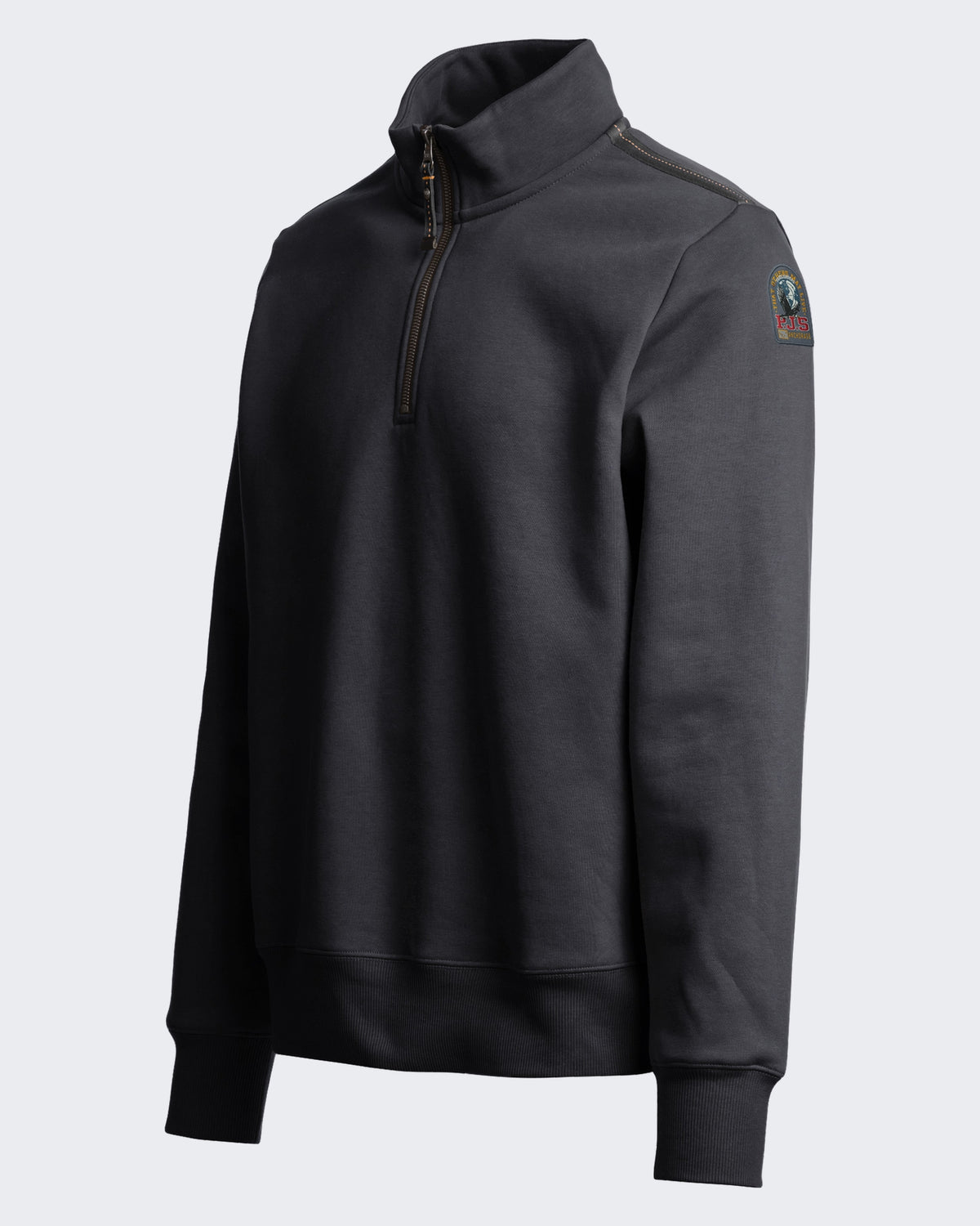 Men's Half-zip fleece Jumper Donkergrijs