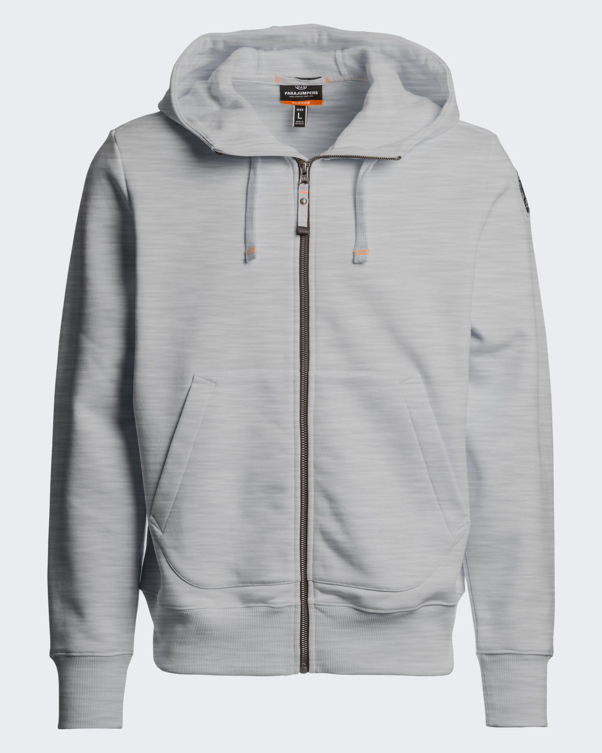 Men's Hoodie met capuchon in grijze melange Grey