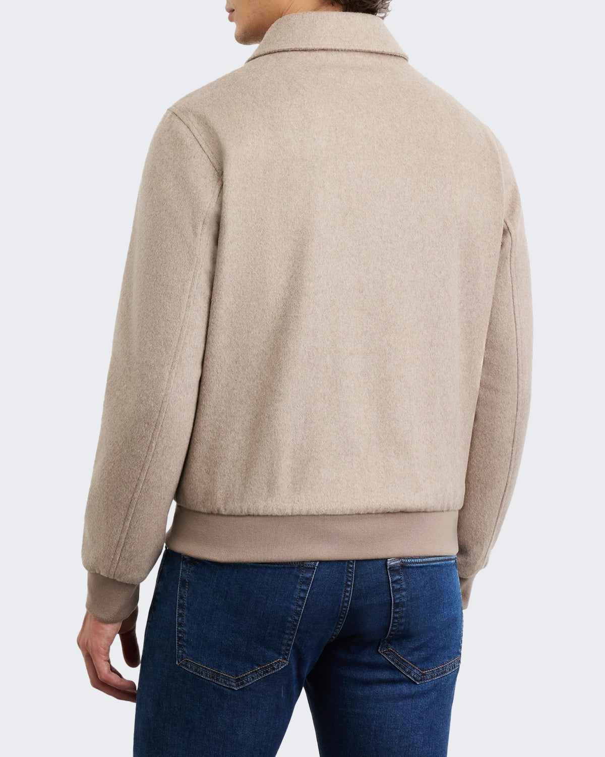 Men's Blouson jack in Brown