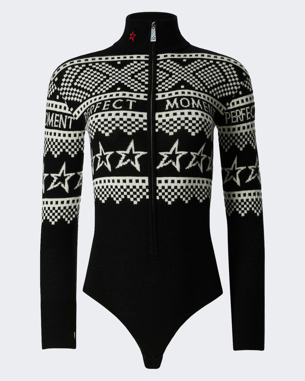 Women's Holiday body met Black-wit patroon