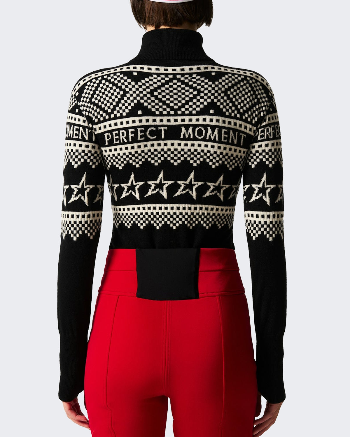 Women's Holiday body met Black-wit patroon