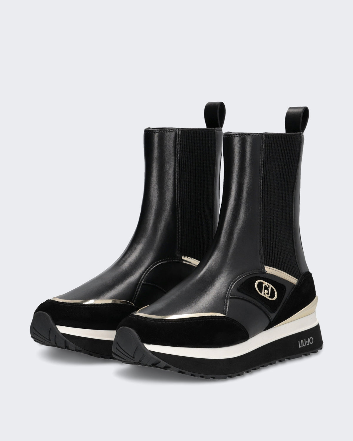 Dames Maxi Wonder plateau sneaker Zwart