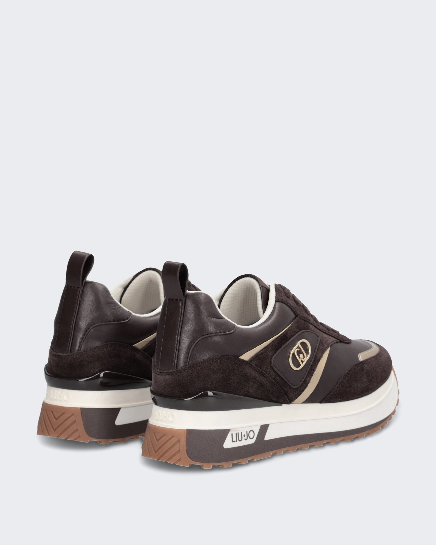 Dames Maxi Wonder 97 sneaker in mokabruin Bruin