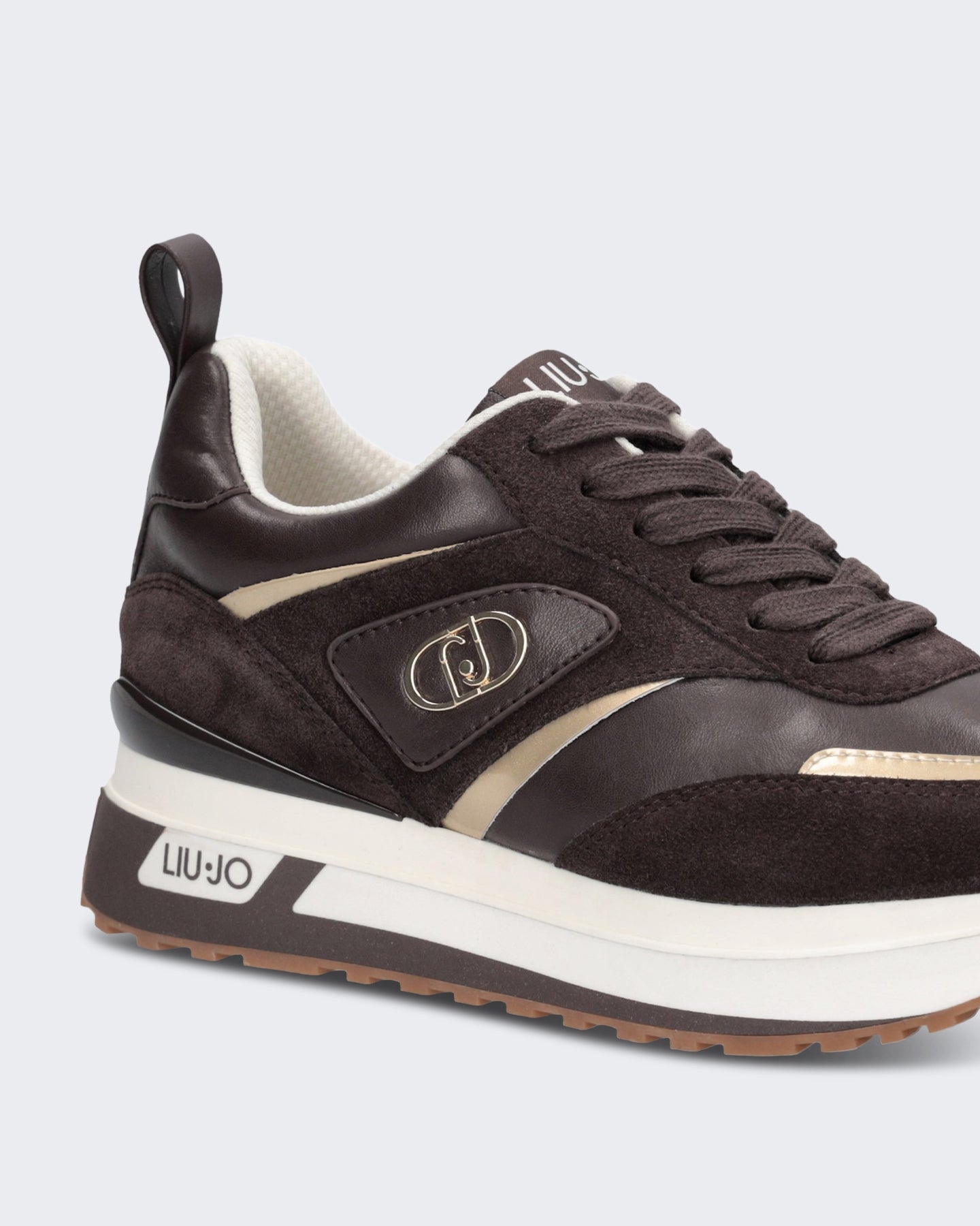Dames Maxi Wonder 97 sneaker in mokabruin Bruin
