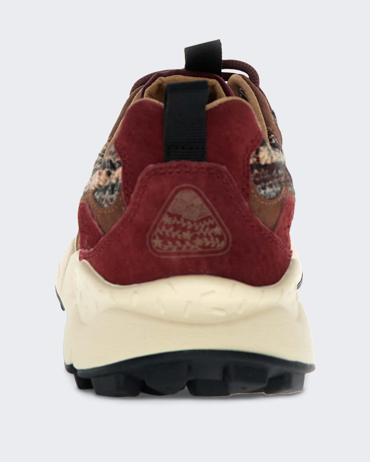 Dames Lage sneaker met veters Rood