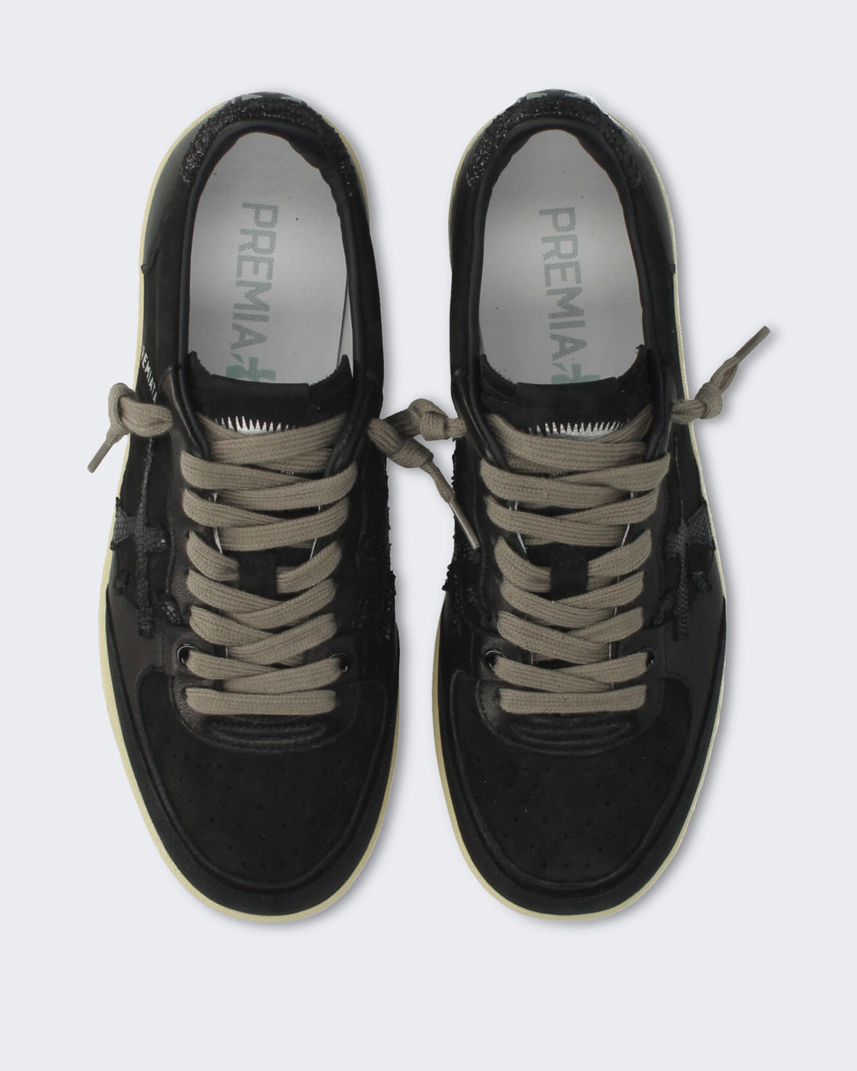 Women's Basketbal-geïnspireerde sneaker in Black