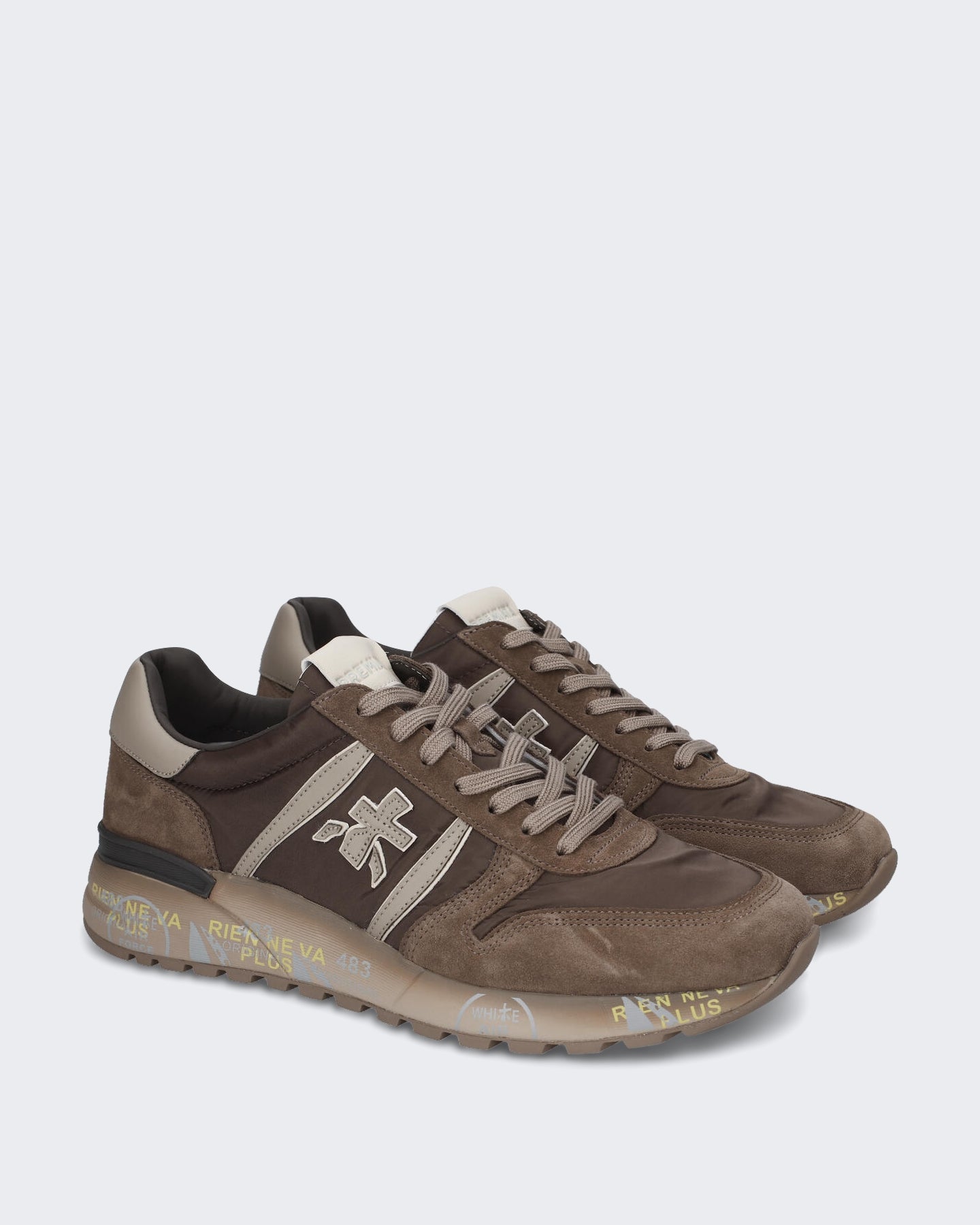 Heren Lander sneaker in Bruin