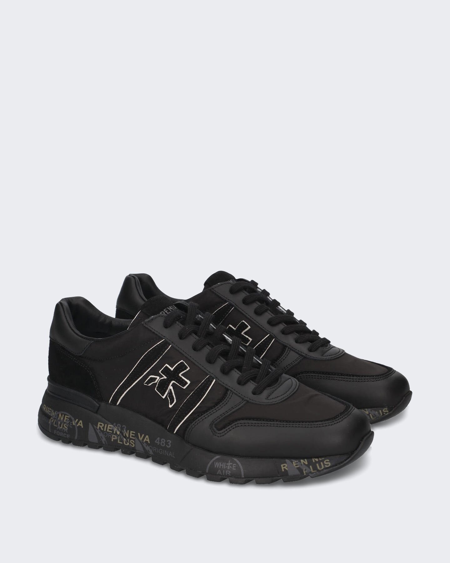 Heren Lander sneaker in zwart