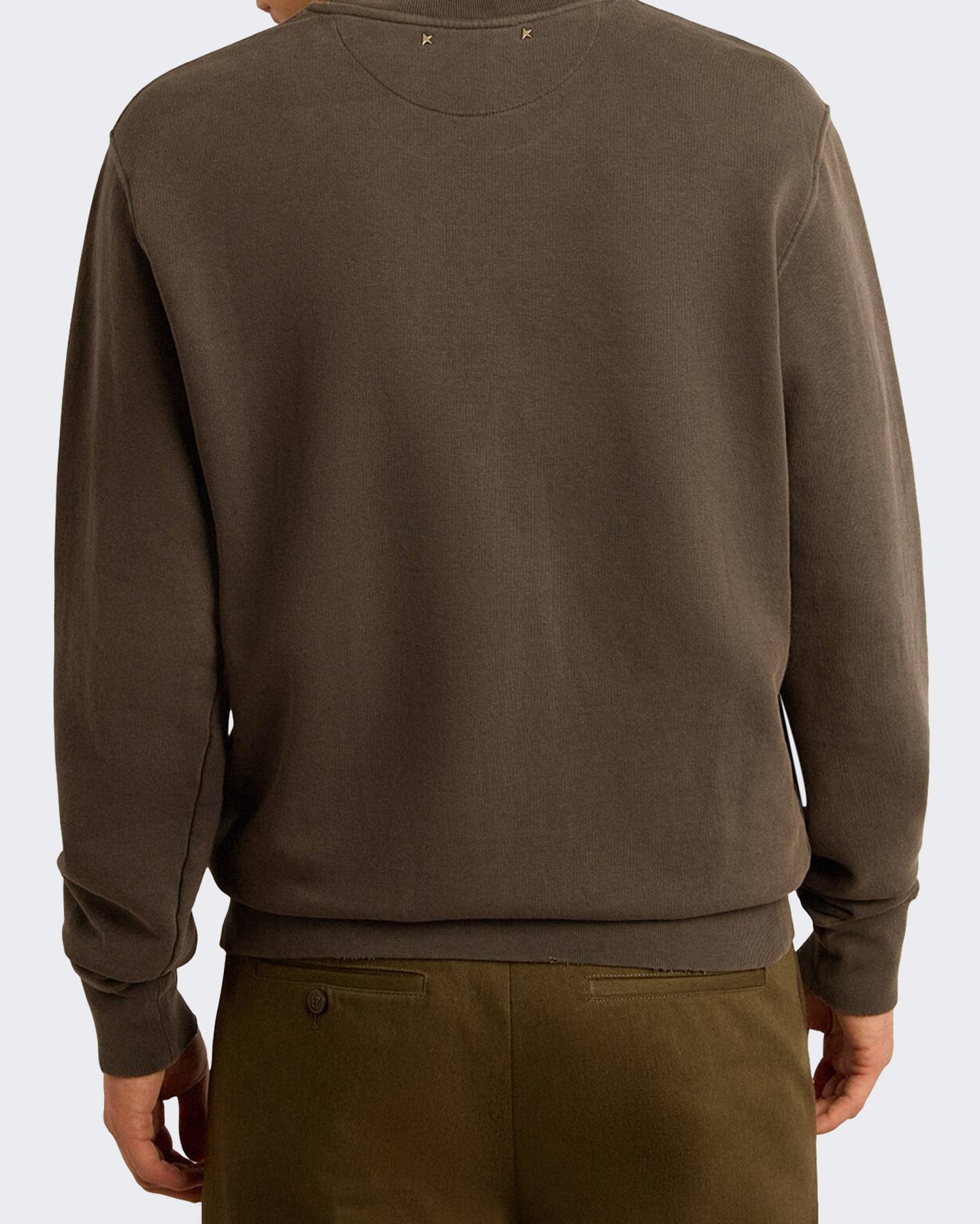 Heren Regular Sweatshirt Antraciet
