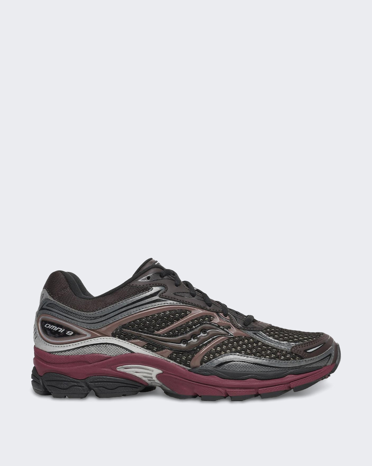 Men's Hardloopsneaker met demping en stabiliteit Black