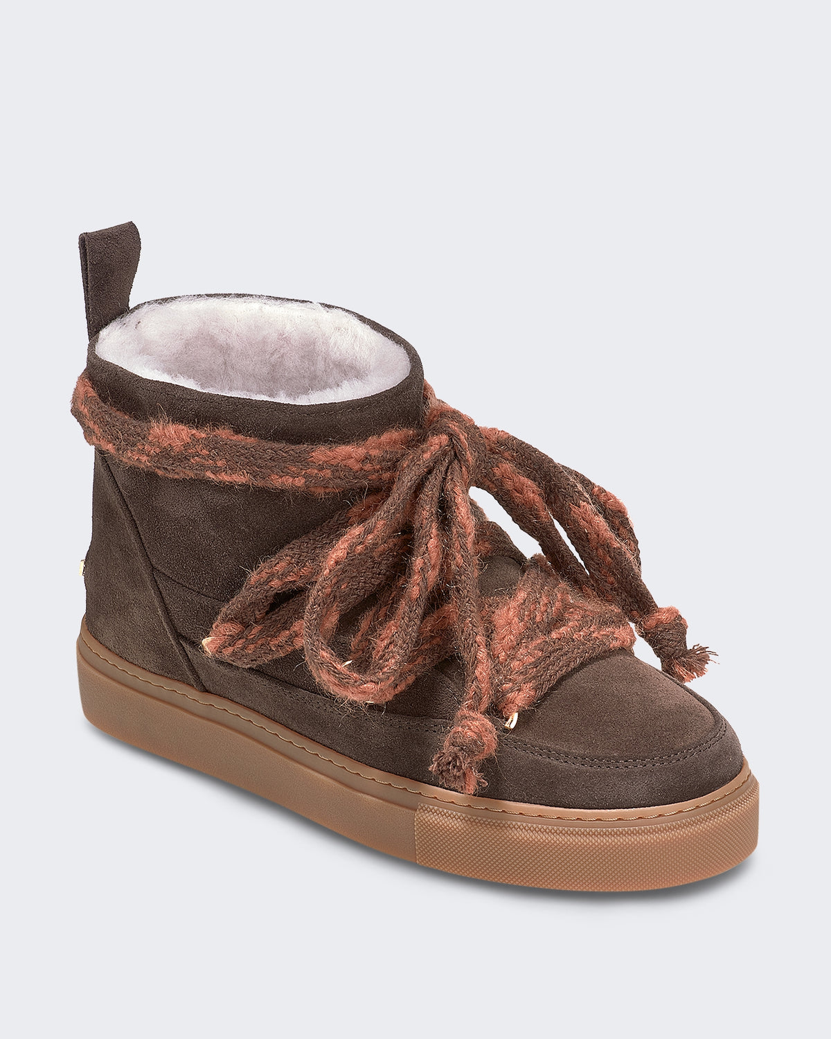 Women's Boot - Suede Knot Dark Brown Brown