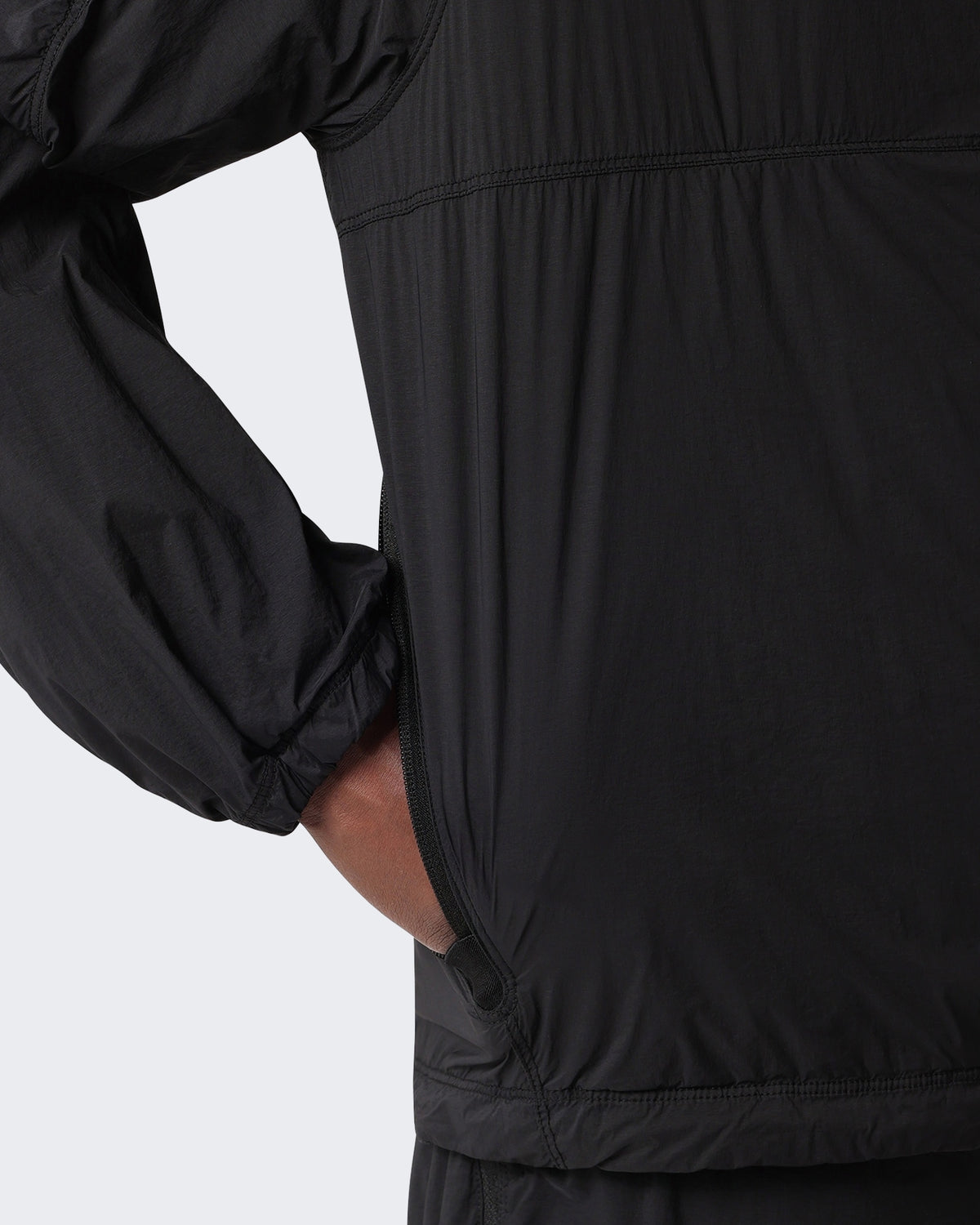 Men's Ultralight Nylon Stretch-TC Jacket Black