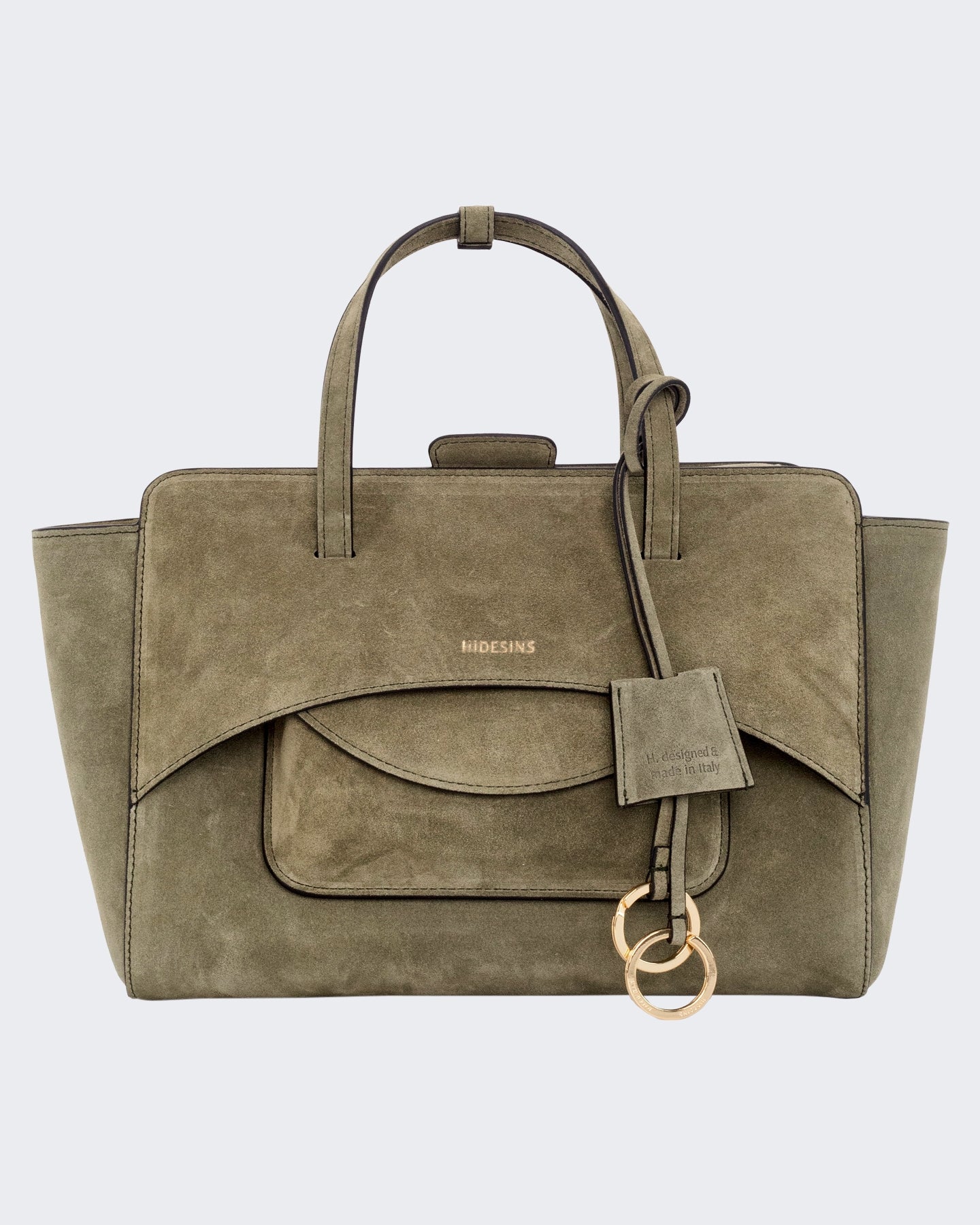 Dames Flap M Suede Olive