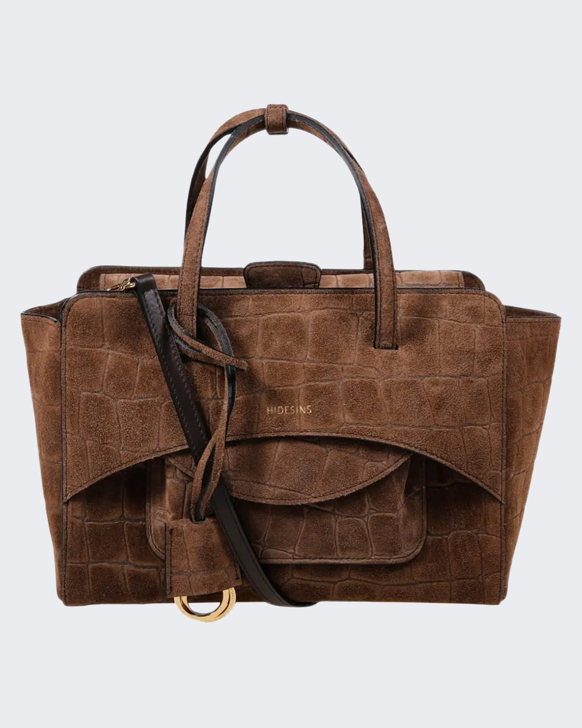 Women's Flap M Suede Cocco Chocolat