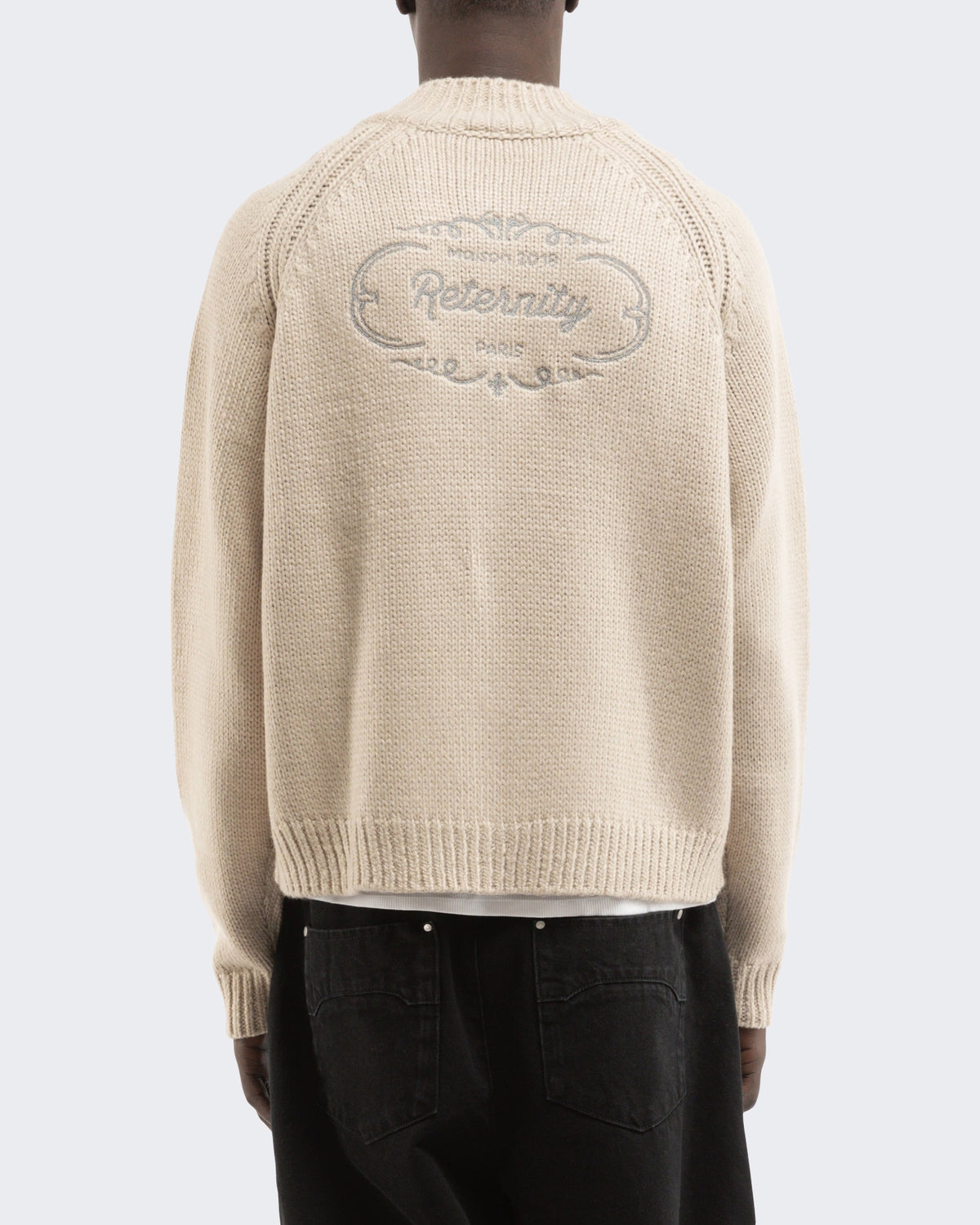 Men's Éclat Knit Zipper Cream