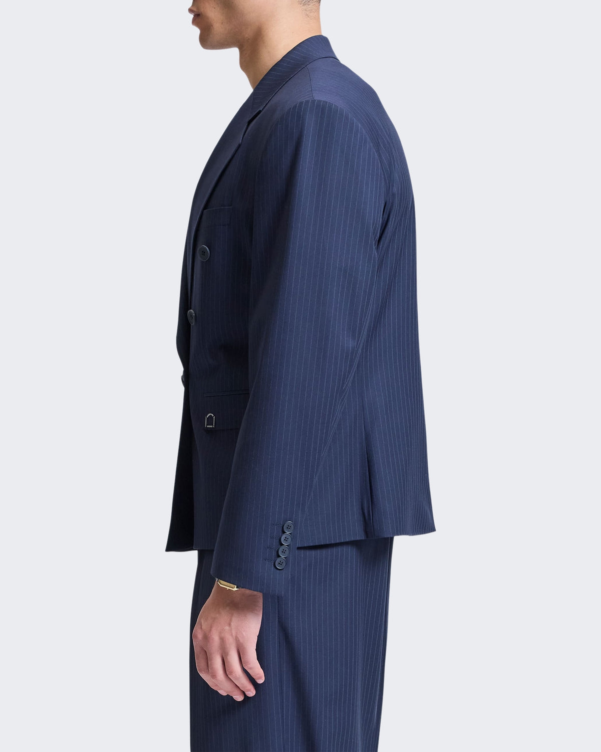 Men's Signe Blazer Pinstripe Blue
