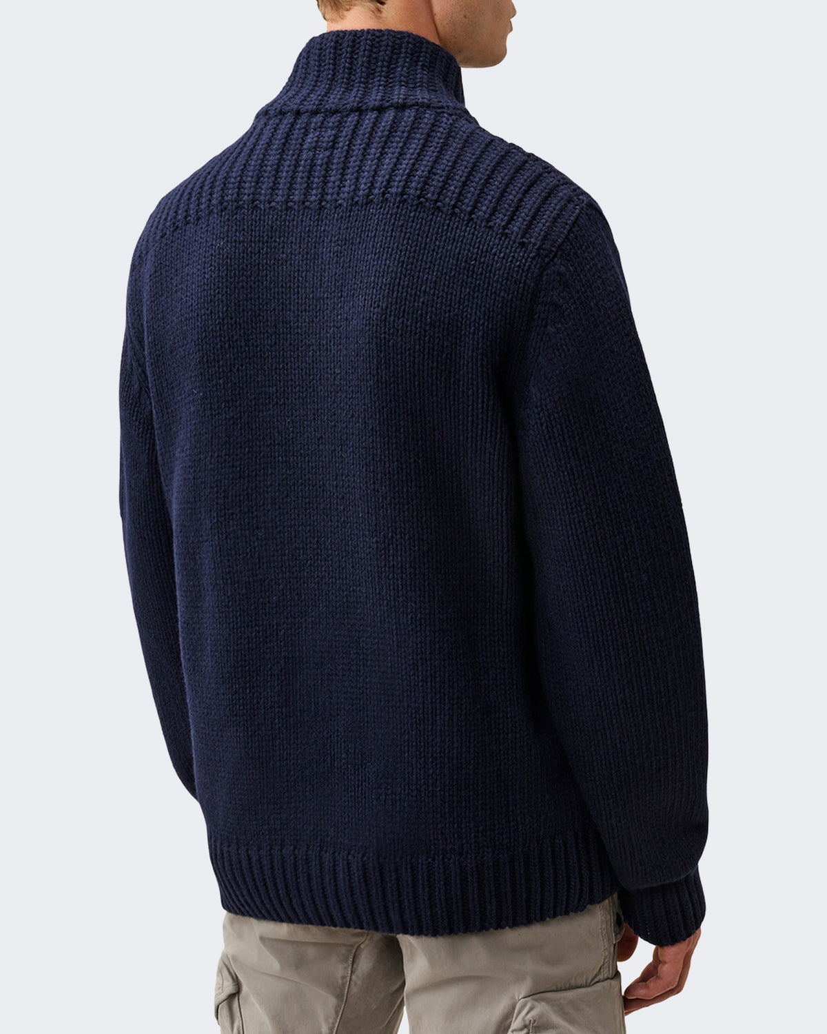 C.P. Company Men's Cardigan Total Eclipse