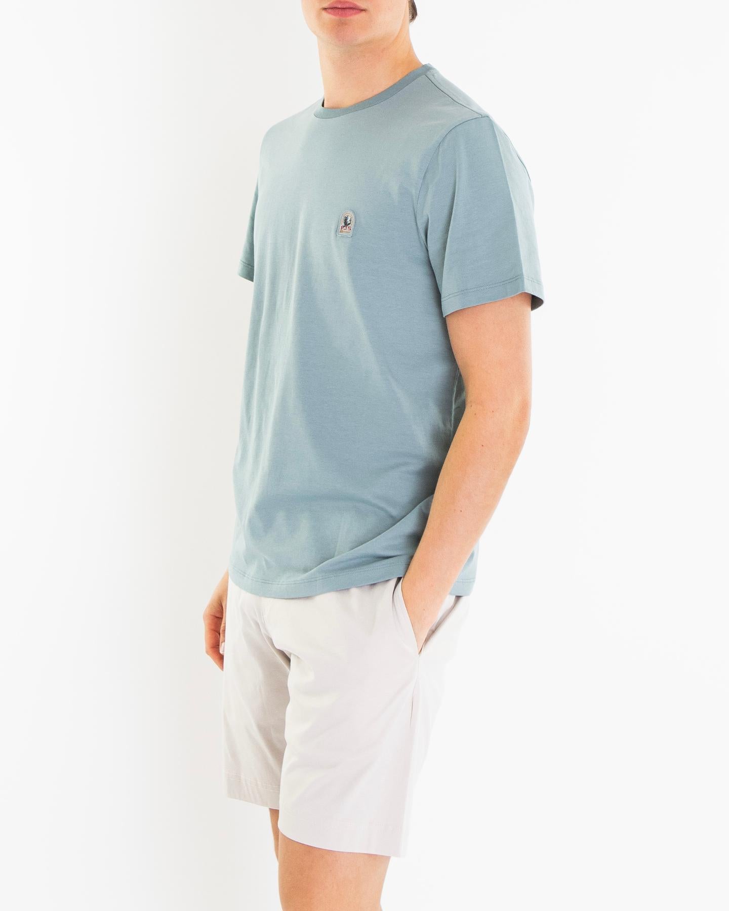 Heren Patch T-Shirt Blauw