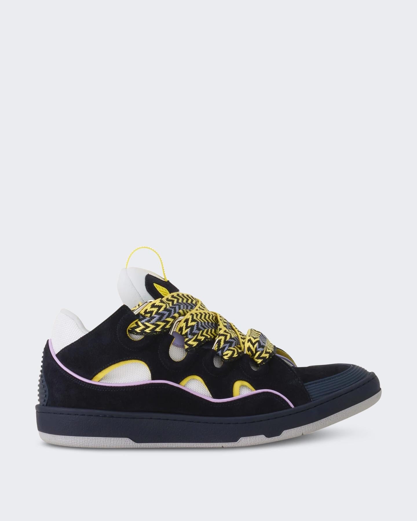 Heren Curb Sneakers Bicolor