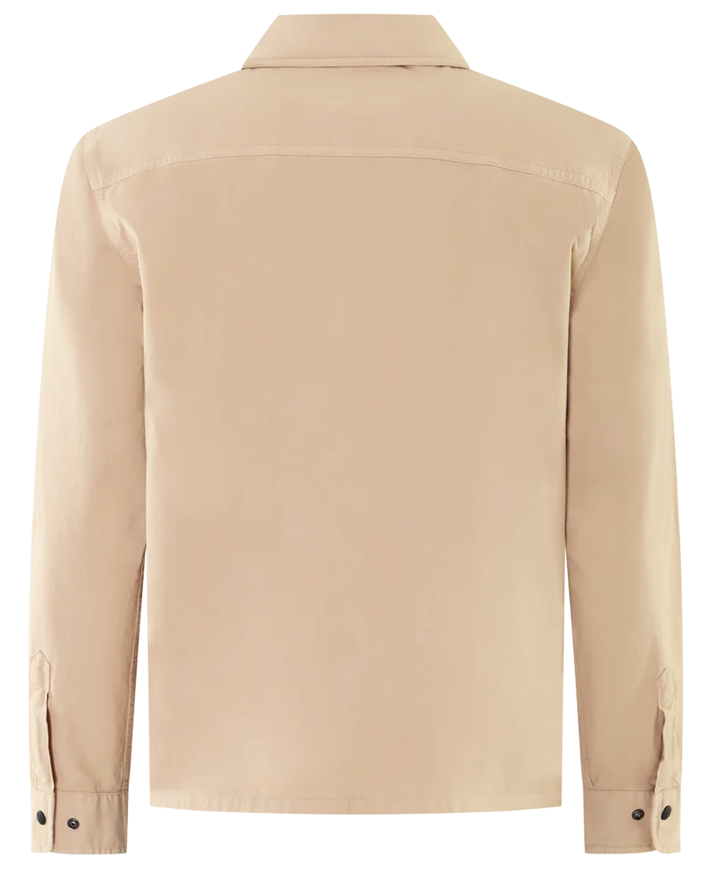 Heren Gabardine Overshirt Beige