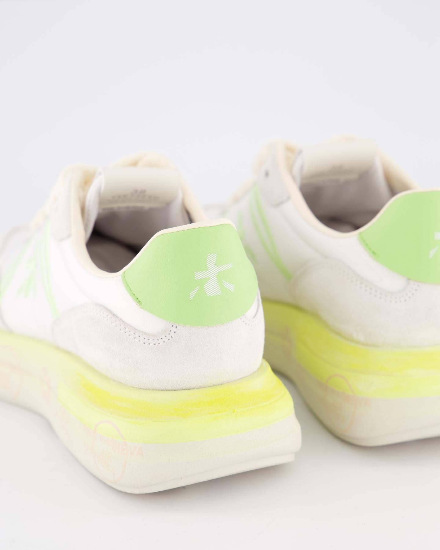Dames Cassie Sneaker Wit/Lime