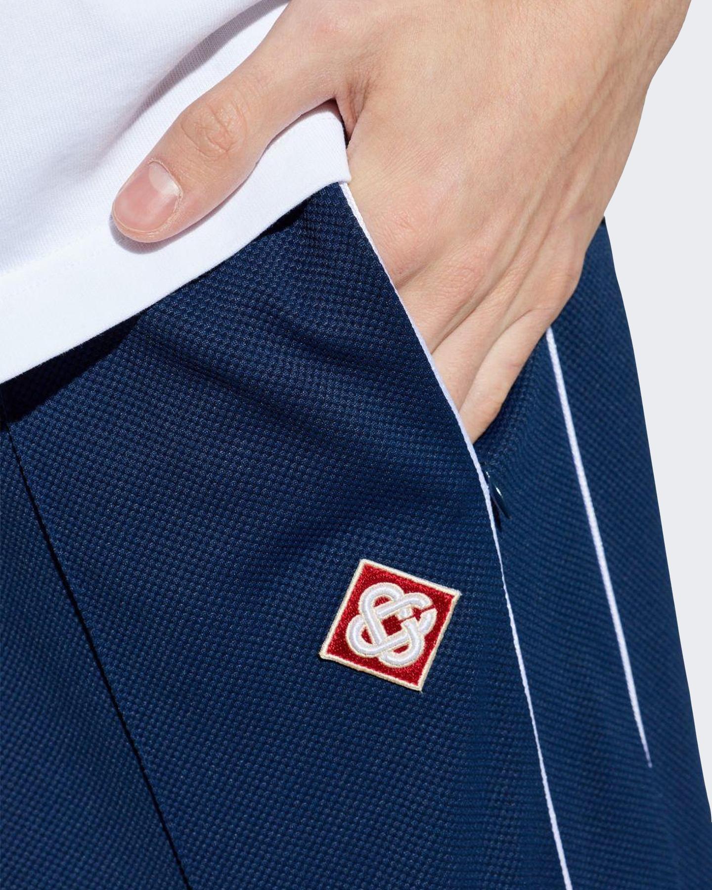 Heren Round Pique Track Pants