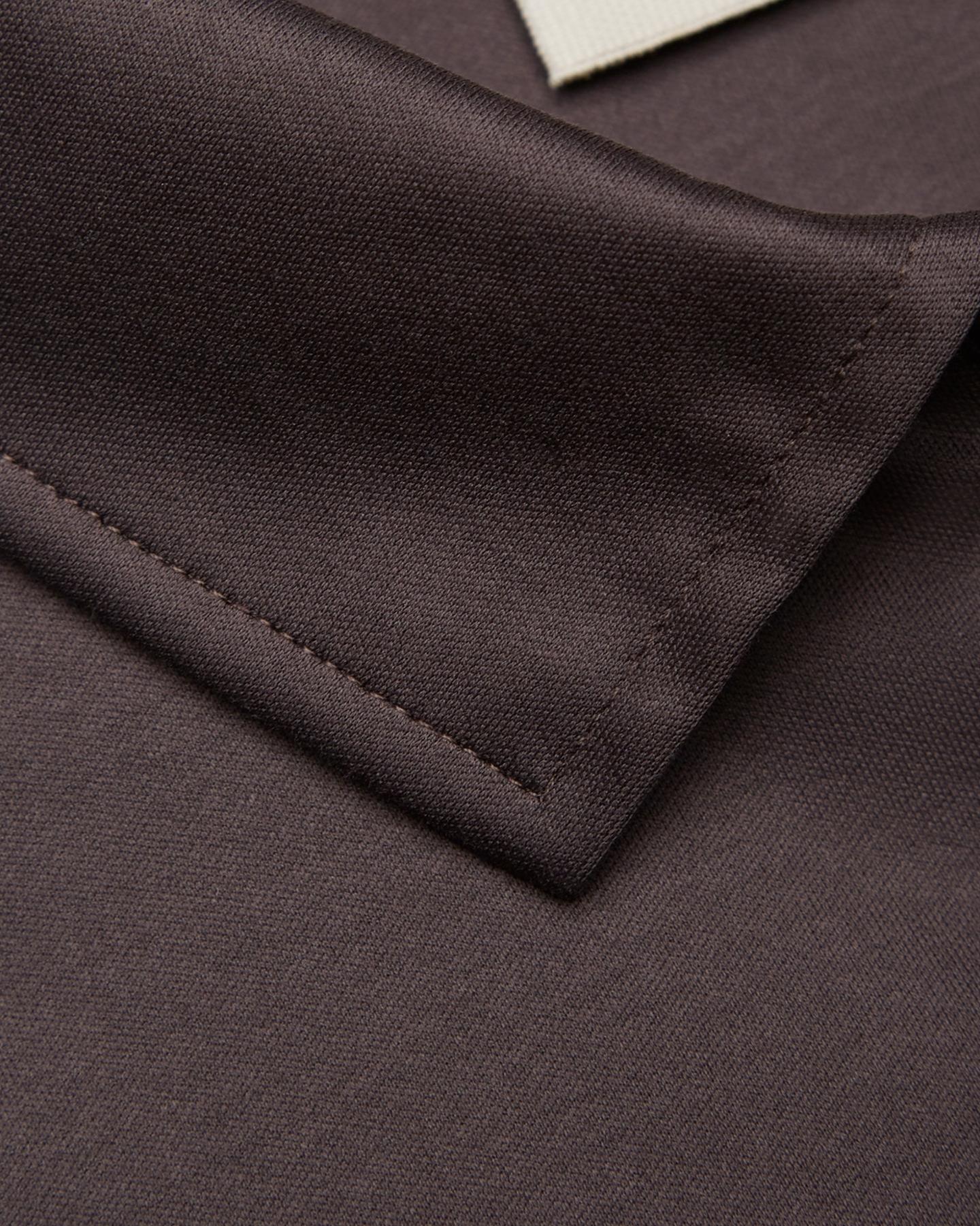 Heren Supima Polo Zip Collar L/S