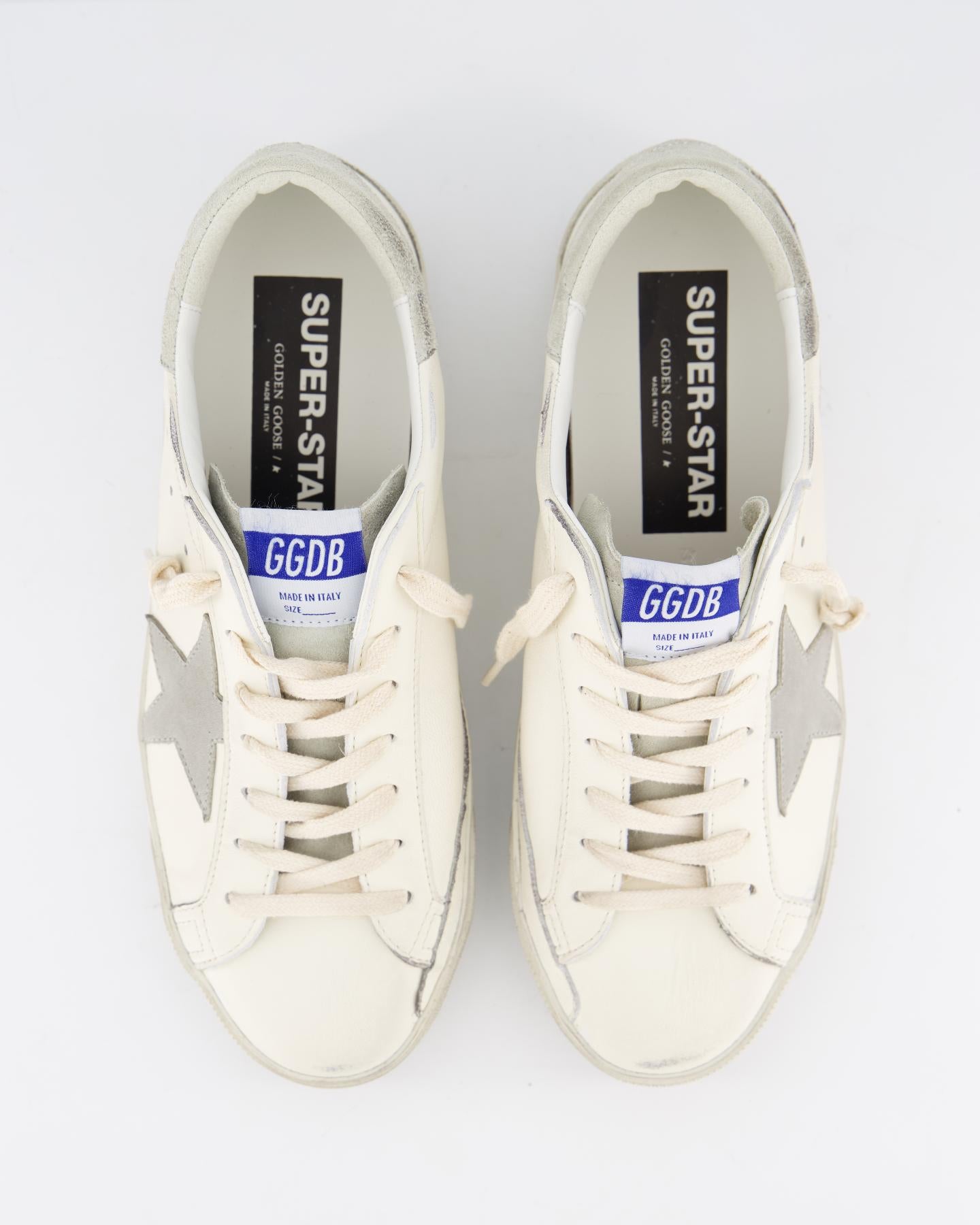 Heren Super-Star Sneaker Wit/Grijs